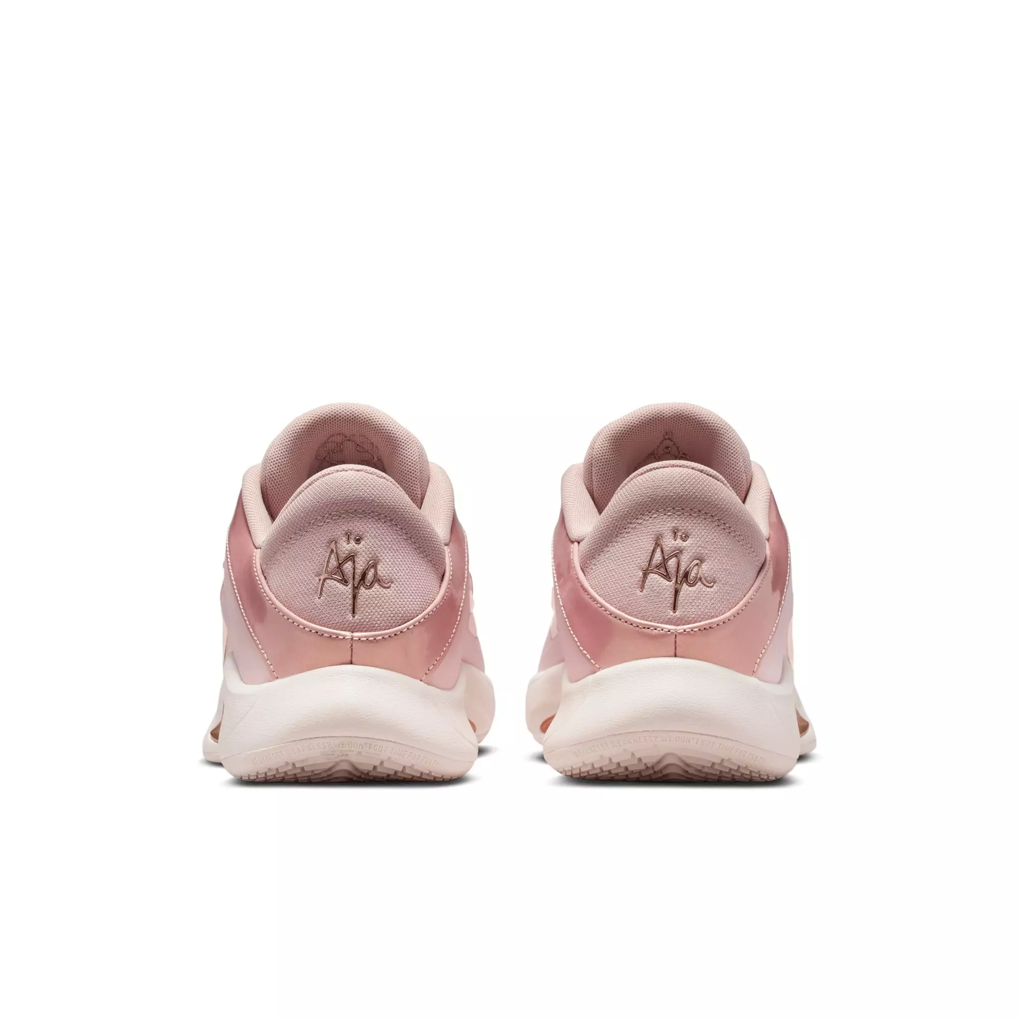 Nike A'One "Stone Mauve" Basketball Shoe - STONE MAUVE/RED BRONZE/SILT RED