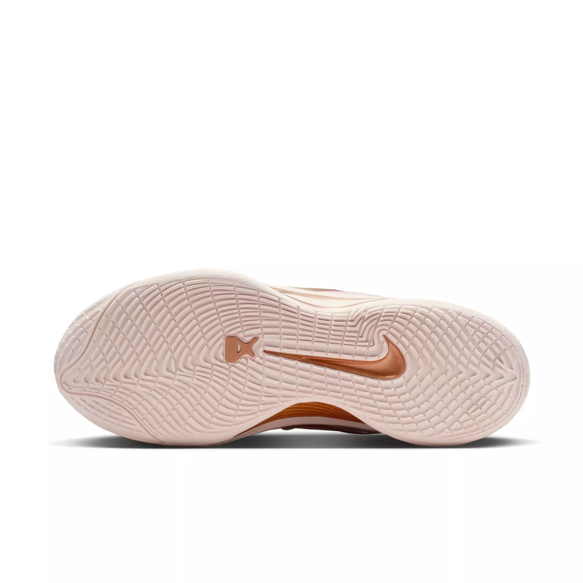 Nike A'One "Stone Mauve" Basketball Shoe - STONE MAUVE/RED BRONZE/SILT RED