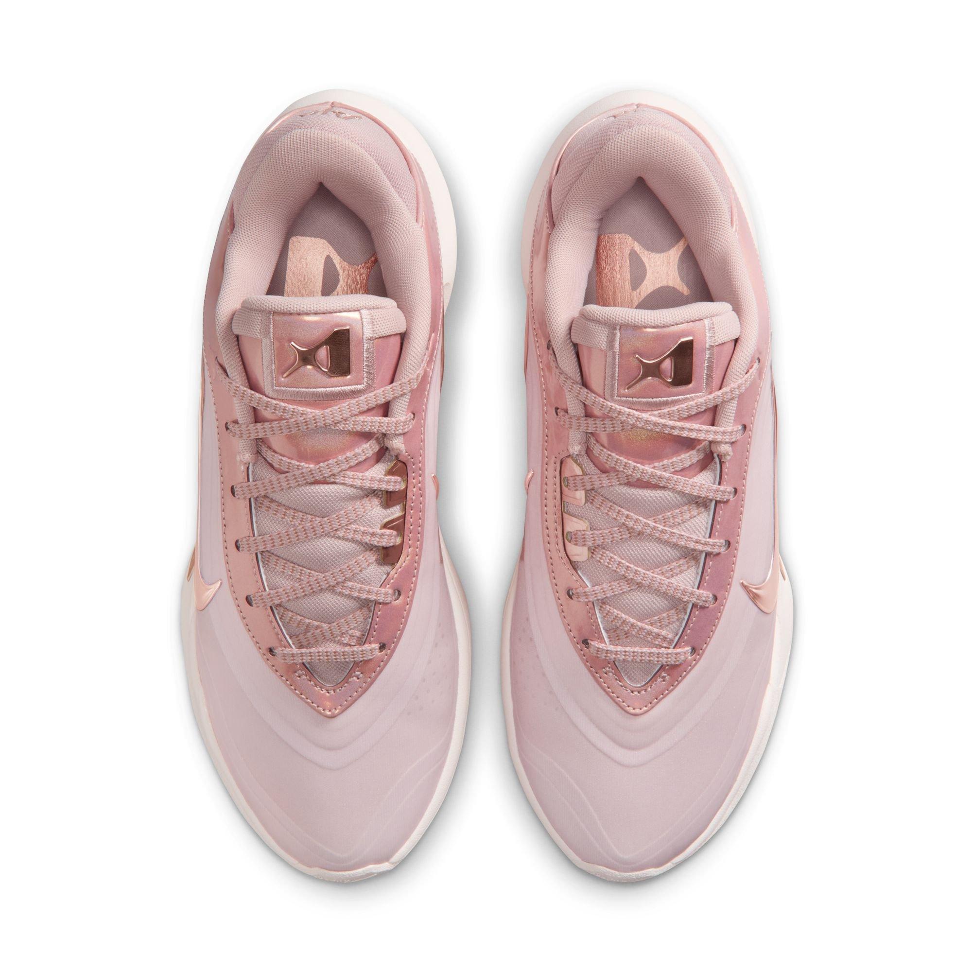 Nike A'One "Stone Mauve" Basketball Shoe - STONE MAUVE/RED BRONZE/SILT RED Thumbnail View 10