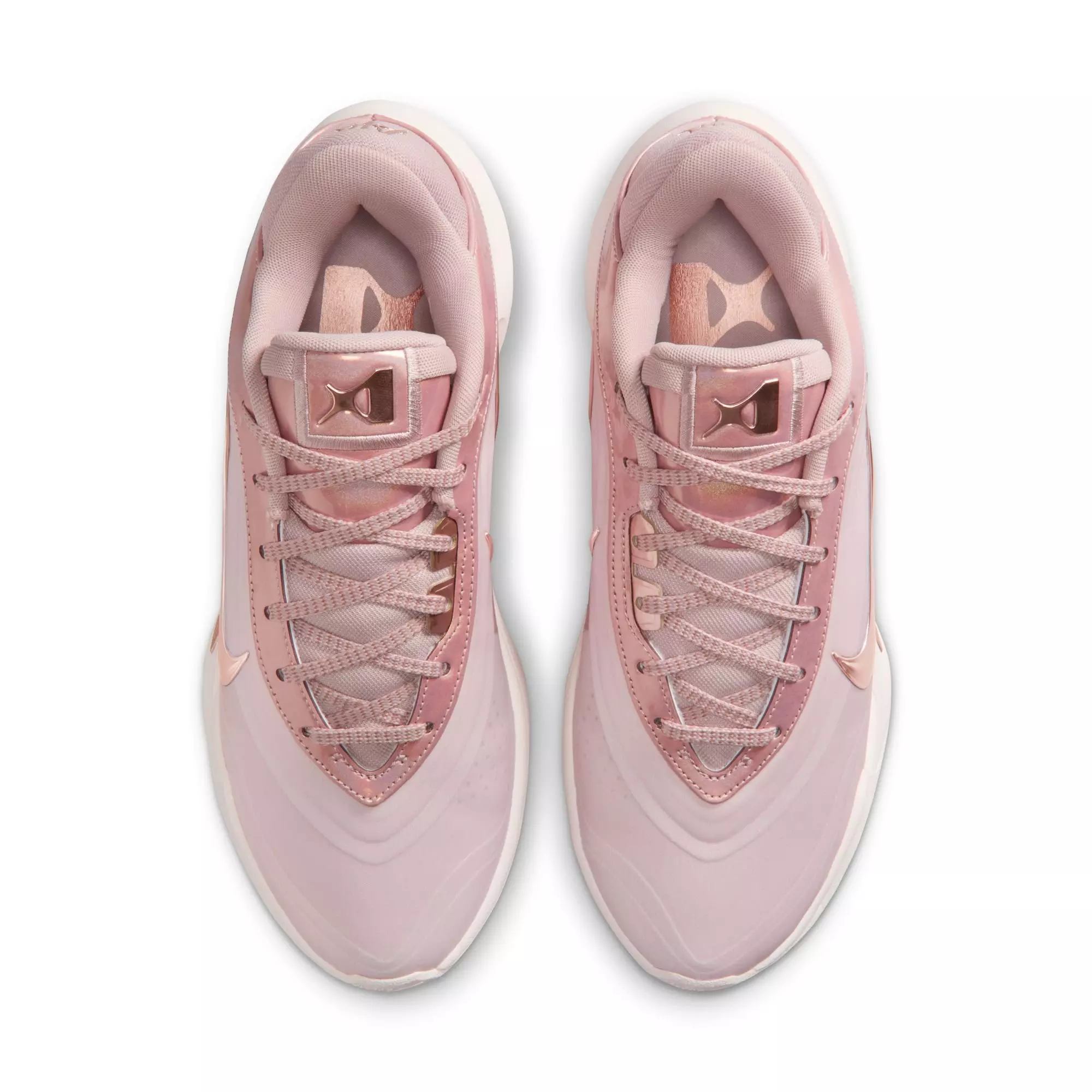 Nike A'One "Stone Mauve" Basketball Shoe - STONE MAUVE/RED BRONZE/SILT RED