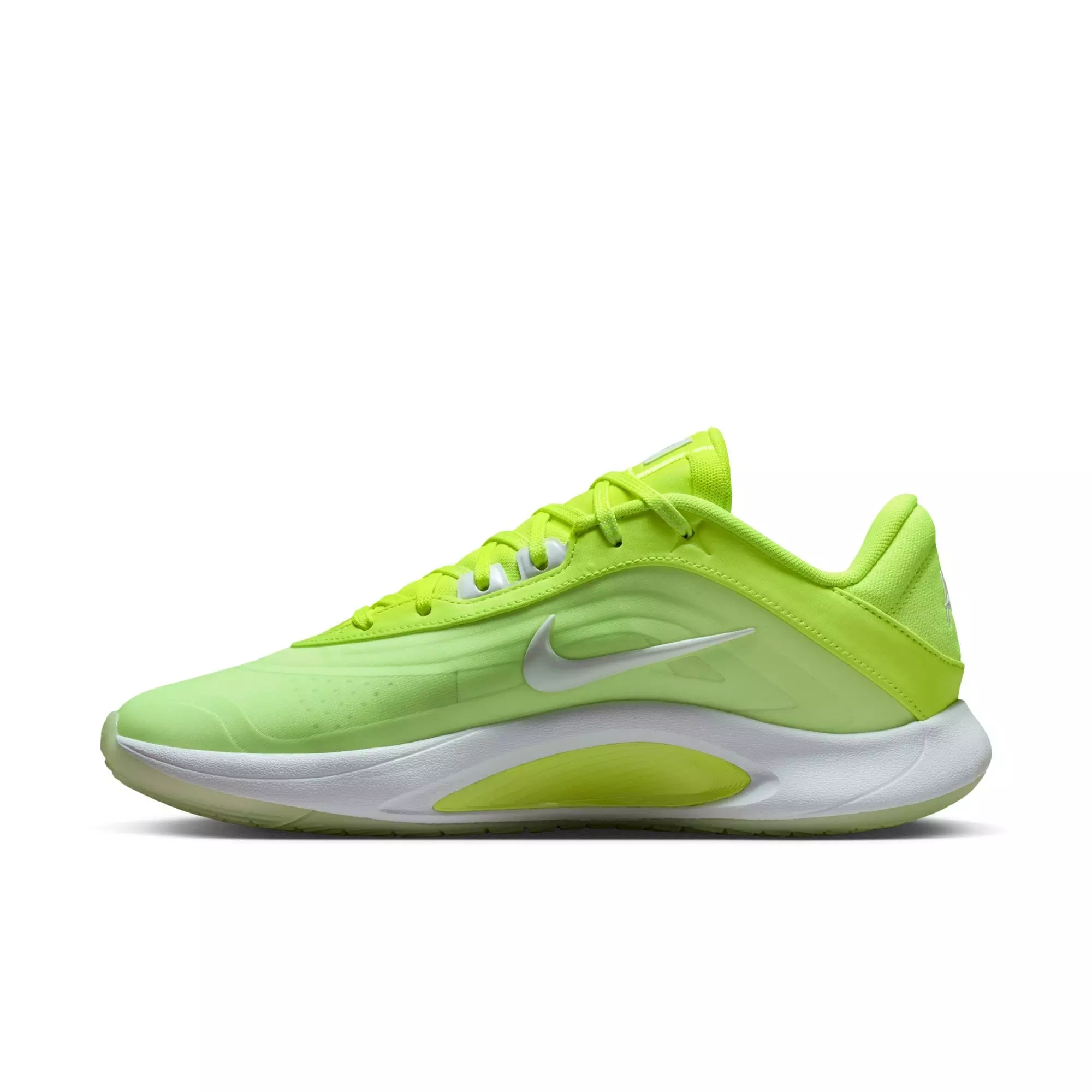 Nike A'One "Volt" Basketball Shoe - VOLT/WHITE