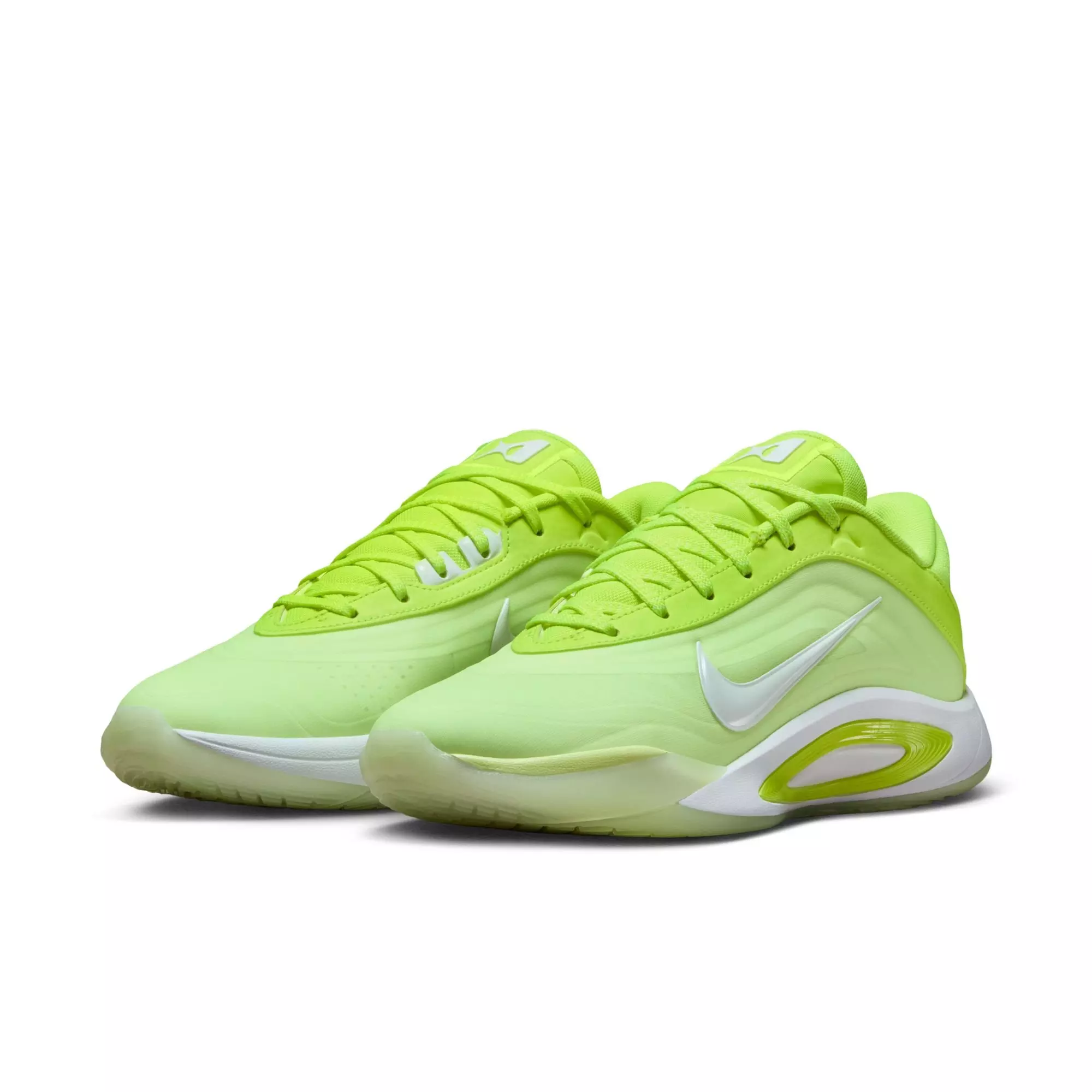 Nike A'One "Volt" Basketball Shoe - VOLT/WHITE