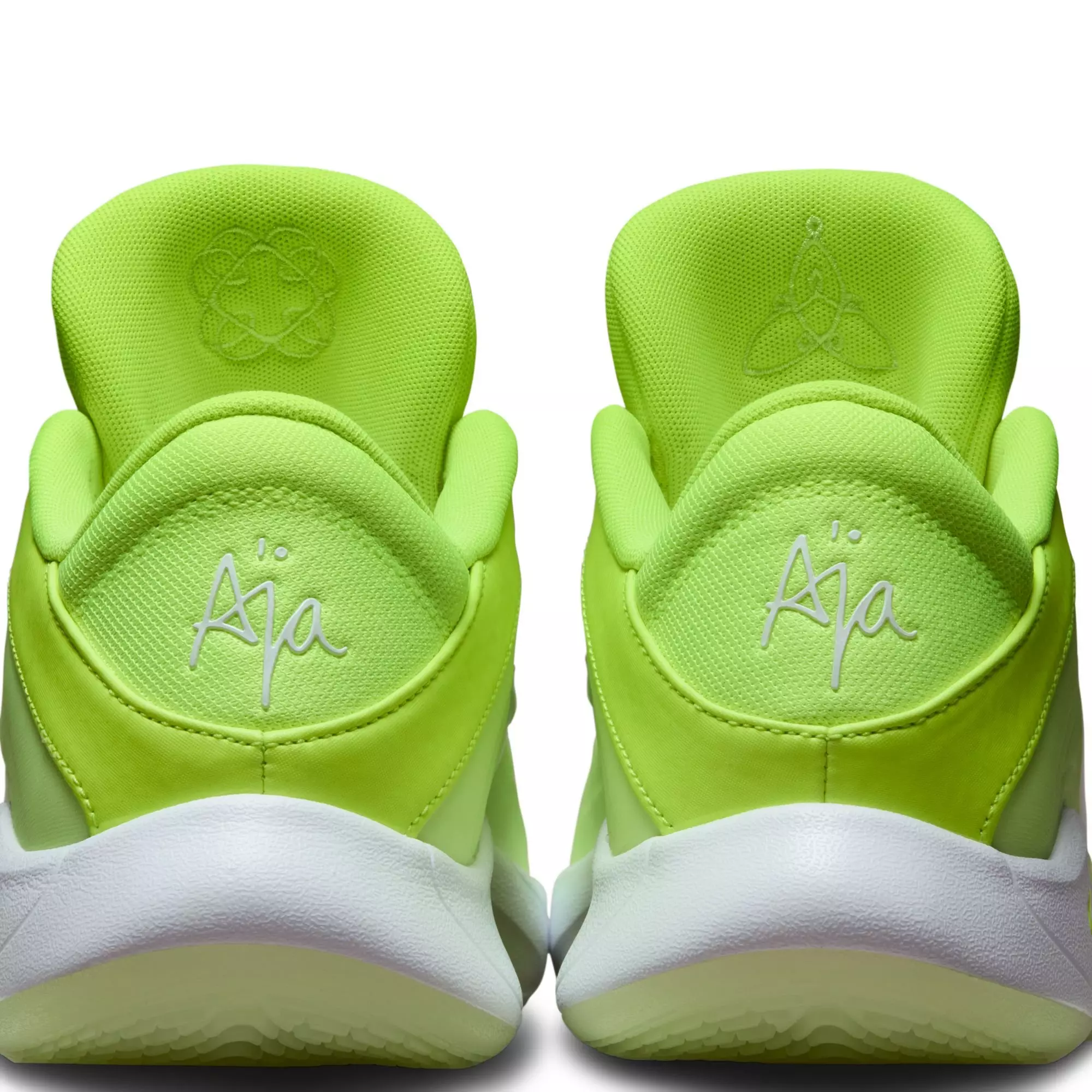 Nike A'One "Volt" Basketball Shoe - VOLT/WHITE