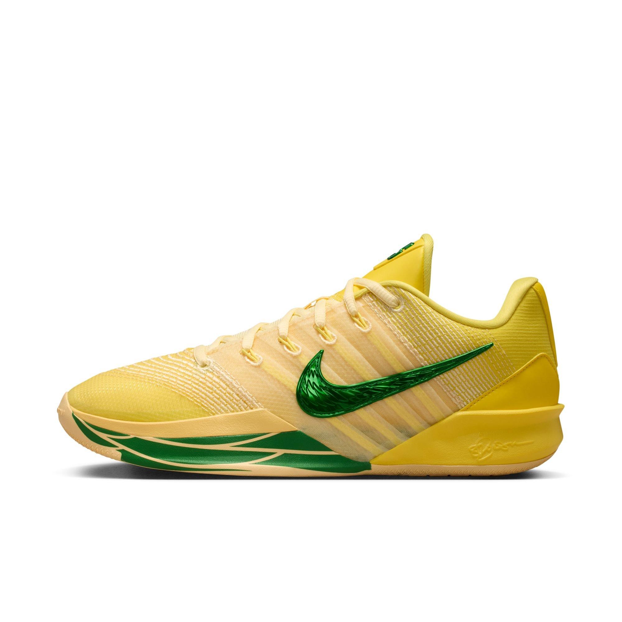 Nike Sabrina 3 "Oregon" Basketball Shoe - YELLOW STRIKE/APPLE GREEN Thumbnail View 7