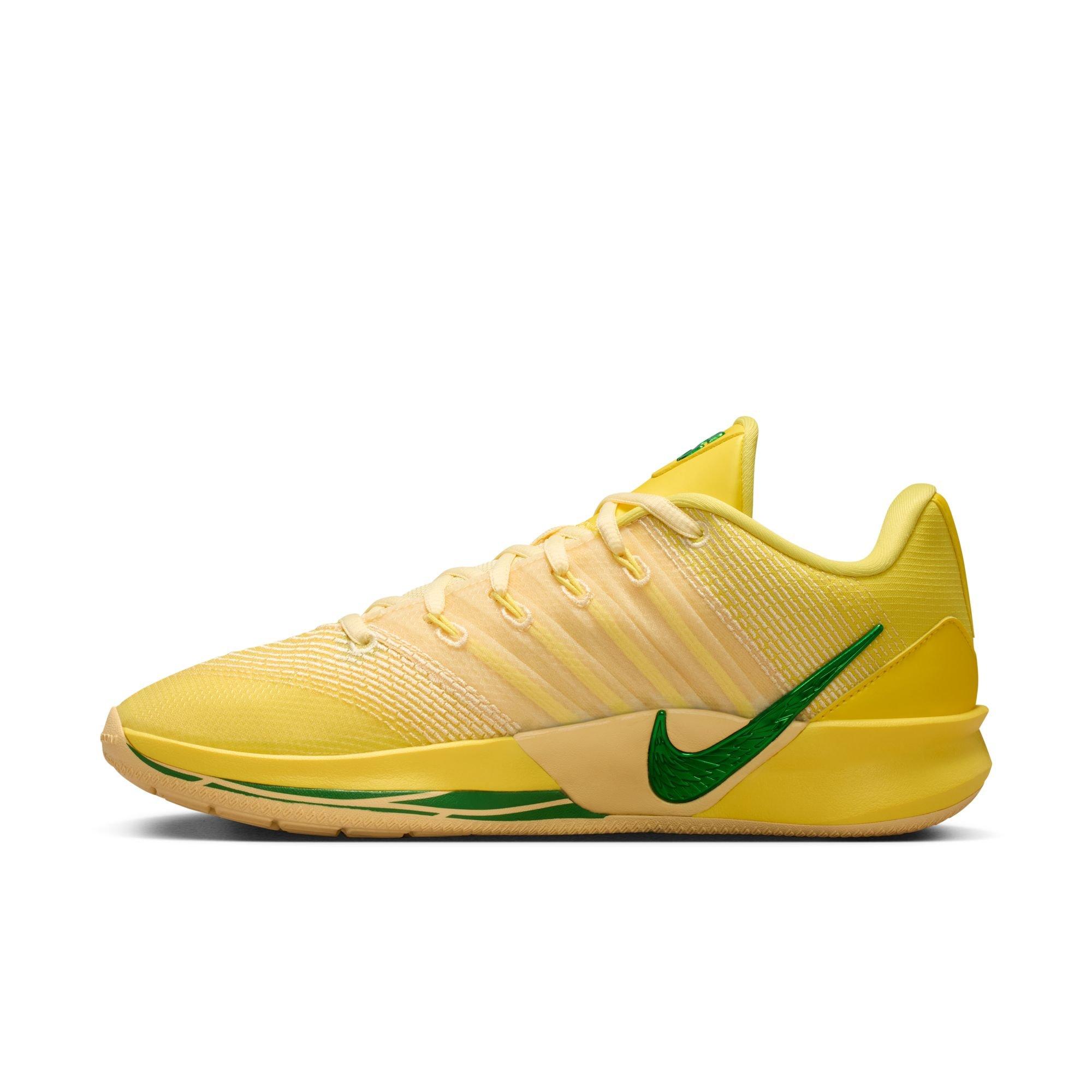 Nike Sabrina 3 "Oregon" Basketball Shoe - YELLOW STRIKE/APPLE GREEN Thumbnail View 8