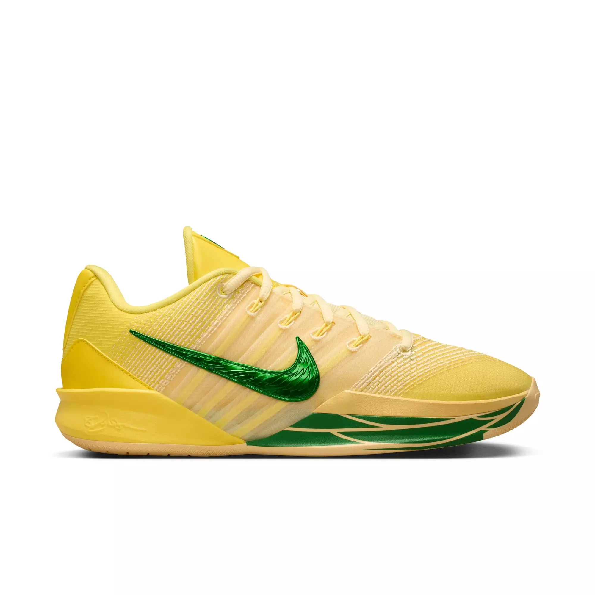 Nike Sabrina 3 "Oregon" Basketball Shoe - YELLOW STRIKE/APPLE GREEN