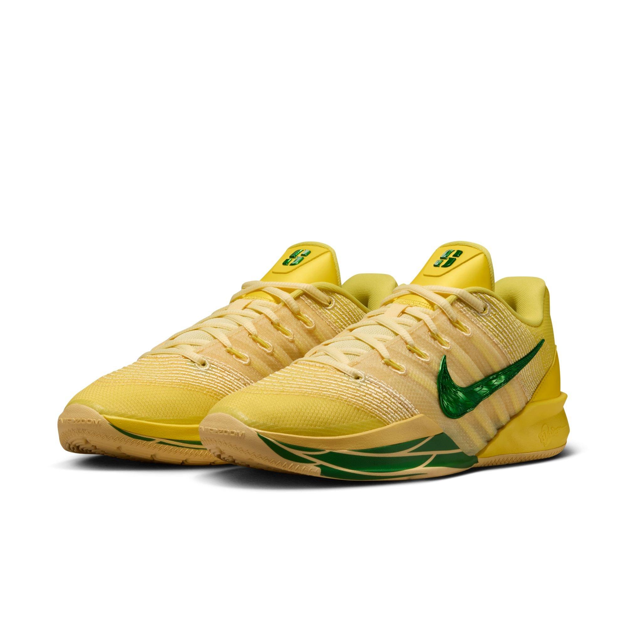 Nike Sabrina 3 "Oregon" Basketball Shoe - YELLOW STRIKE/APPLE GREEN Thumbnail View 4