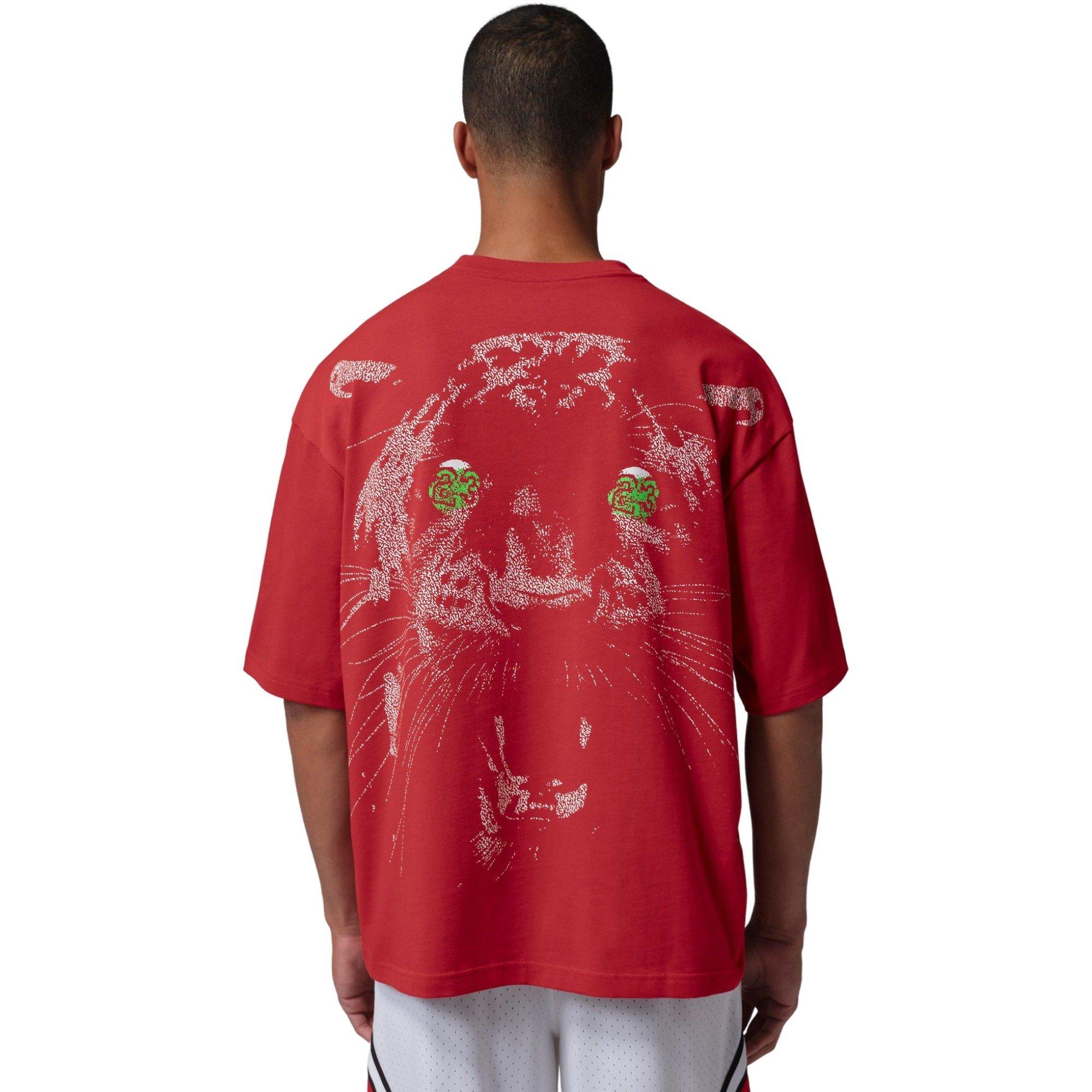 Jordan Men's Oversized Tee - RED Thumbnail View 2