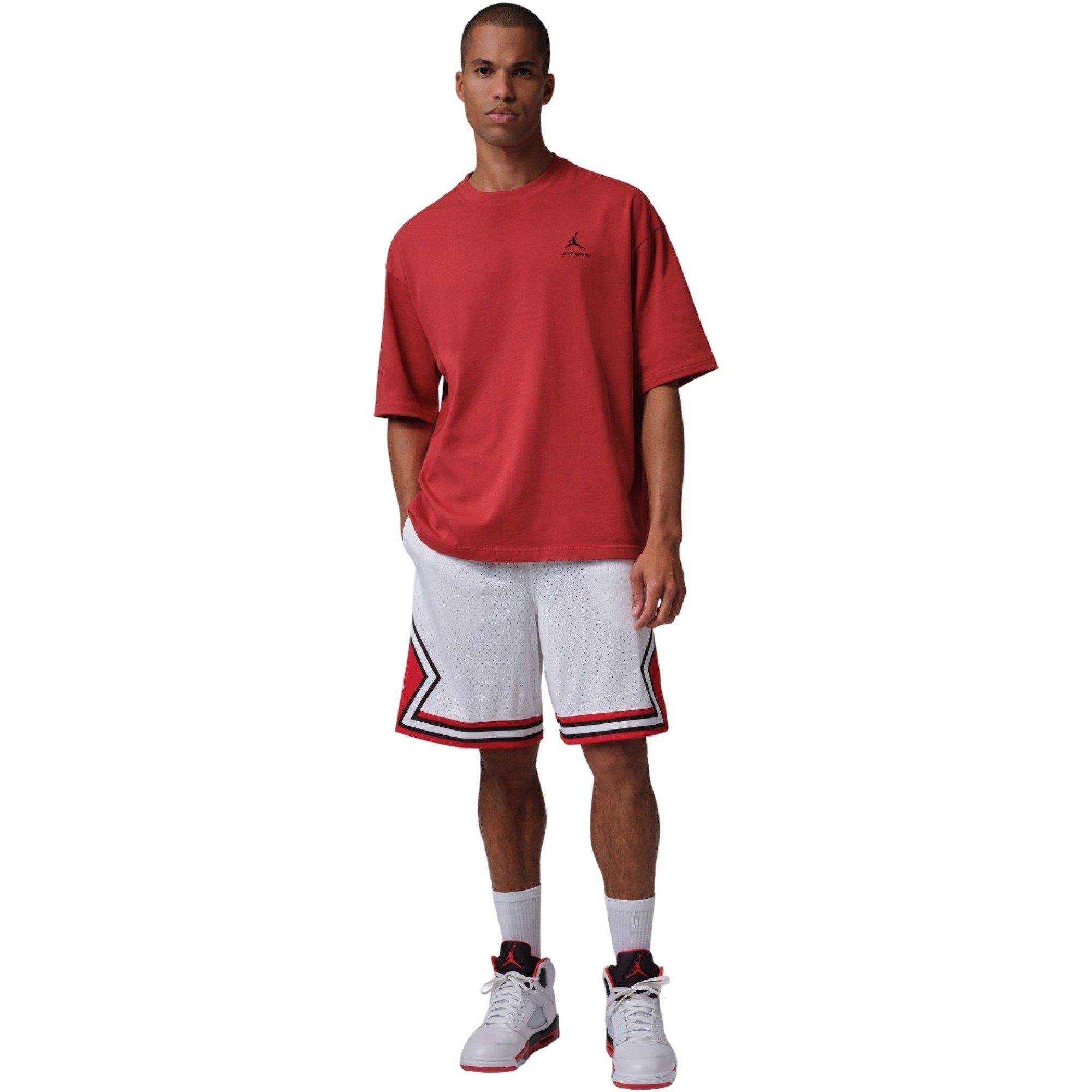 Jordan Men's Oversized Tee - RED Thumbnail View 4