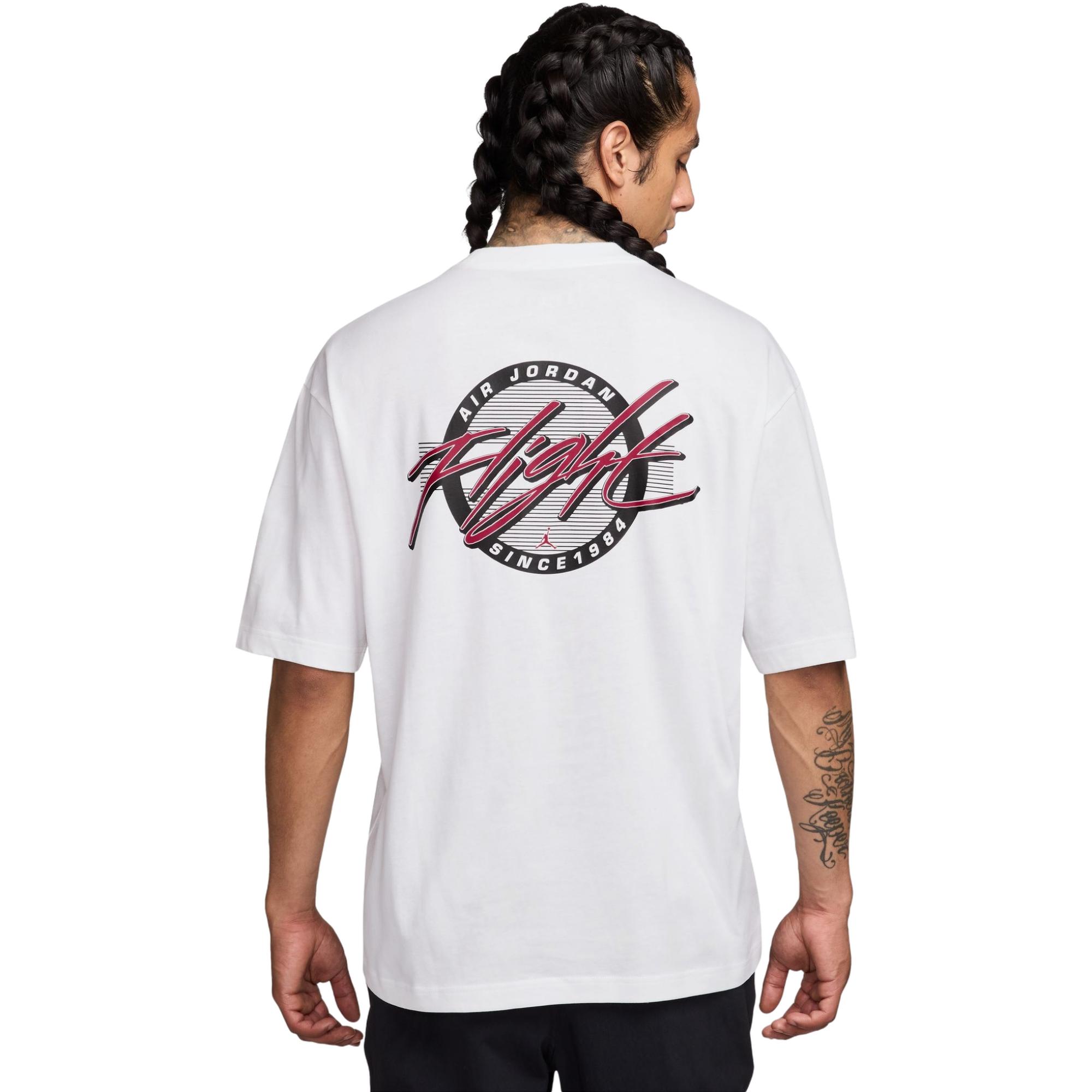 Jordan Men's Flight Logo Tee - WHITE Thumbnail View 2