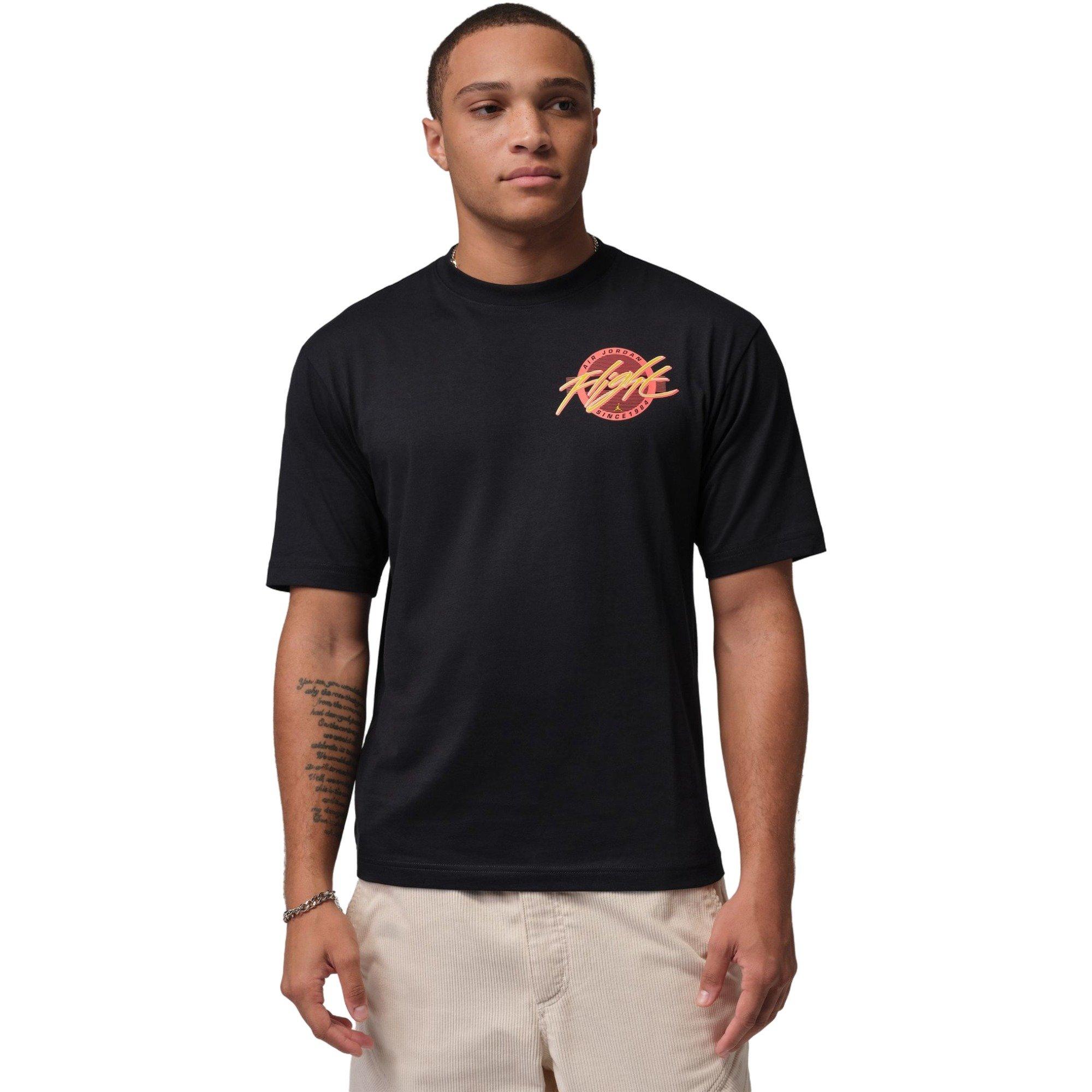 Jordan Men's Flight Logo Tee - Black - BLACK Thumbnail View 1