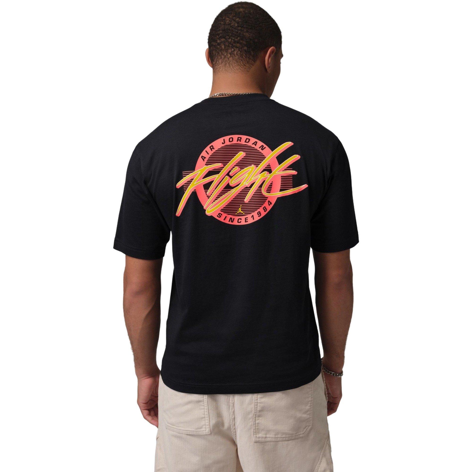 Jordan Men's Flight Logo Tee - Black - BLACK Thumbnail View 2