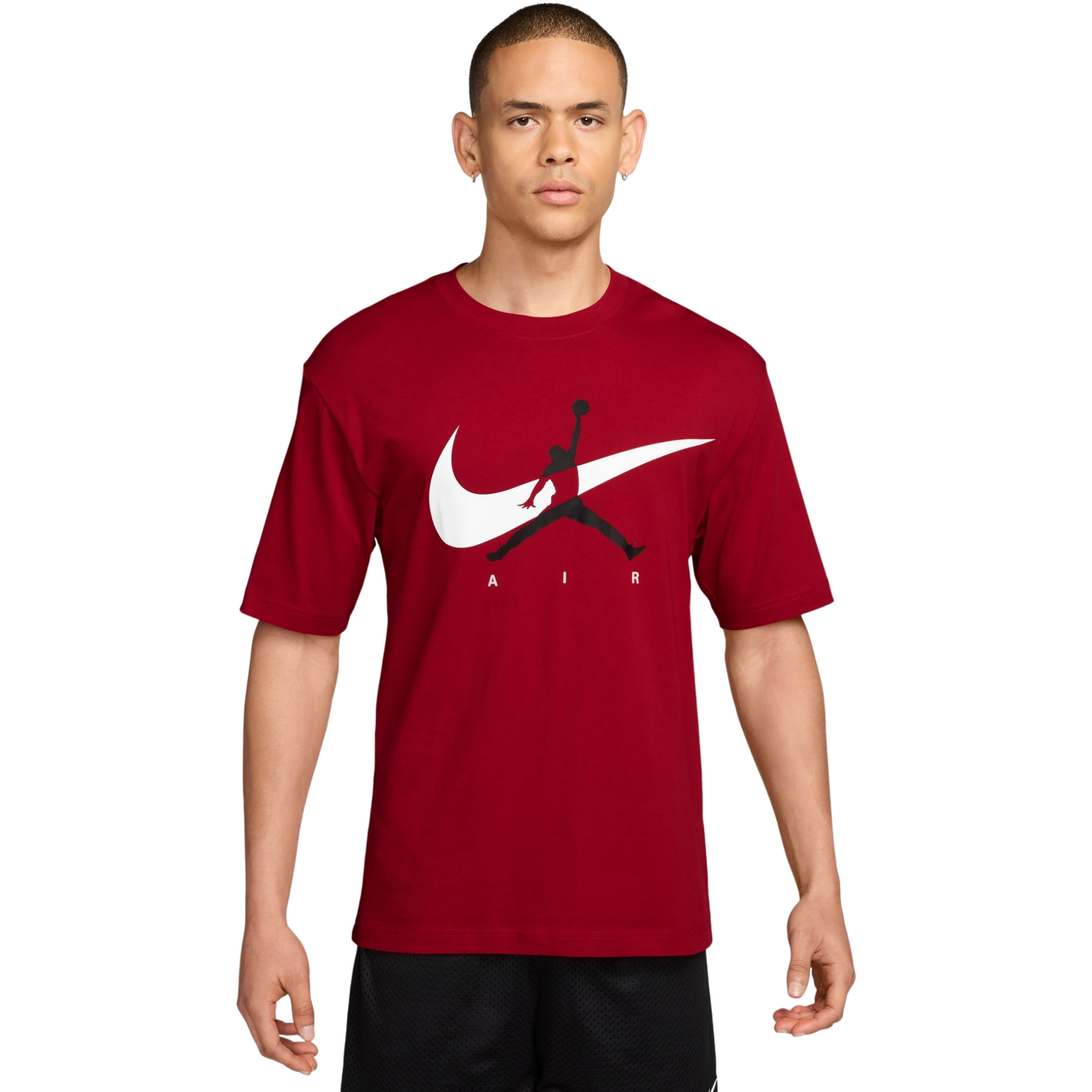 Jordan Men's Brooklyn Jumpman Tee - RED Thumbnail View 1