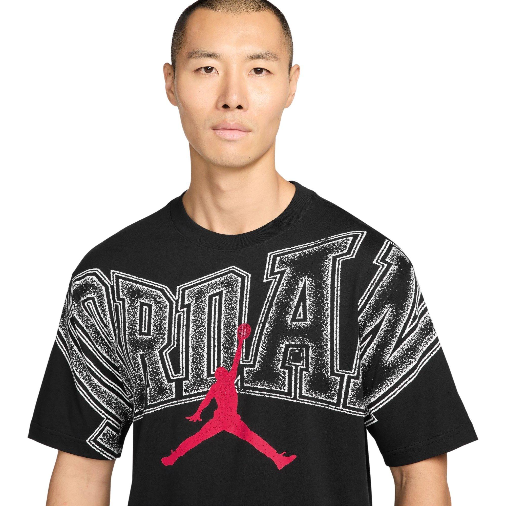 Jordan Men's Graphic Tee - Black - BLACK Thumbnail View 3