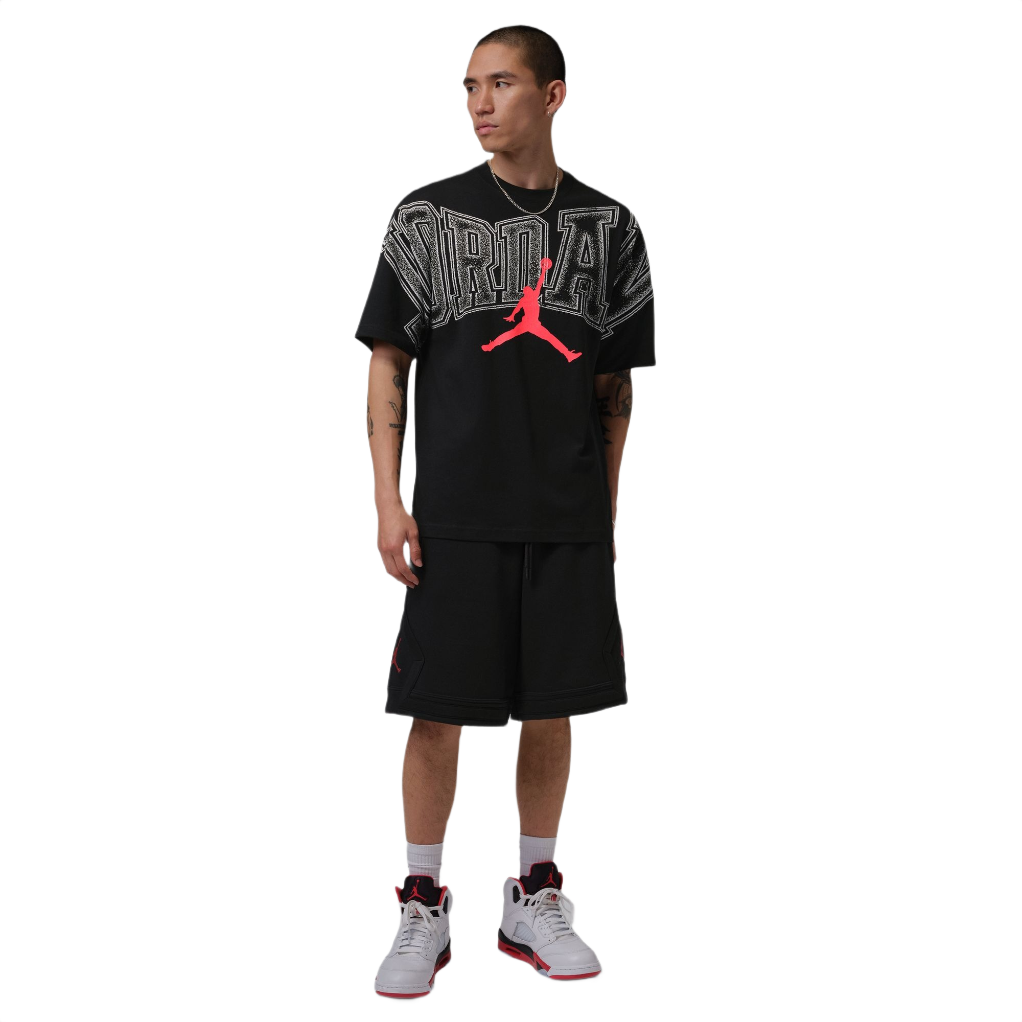 Jordan Men's Graphic Tee - Black - BLACK Thumbnail View 4
