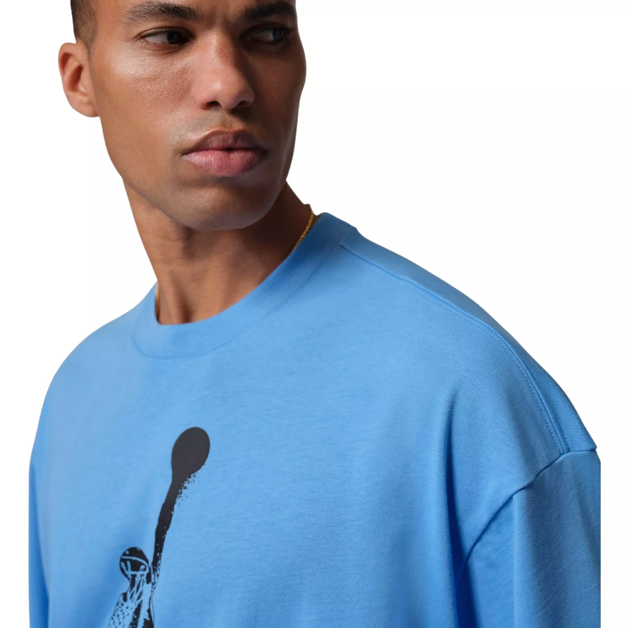 Jordan Men's Oversized Tee - Blue - BLUE