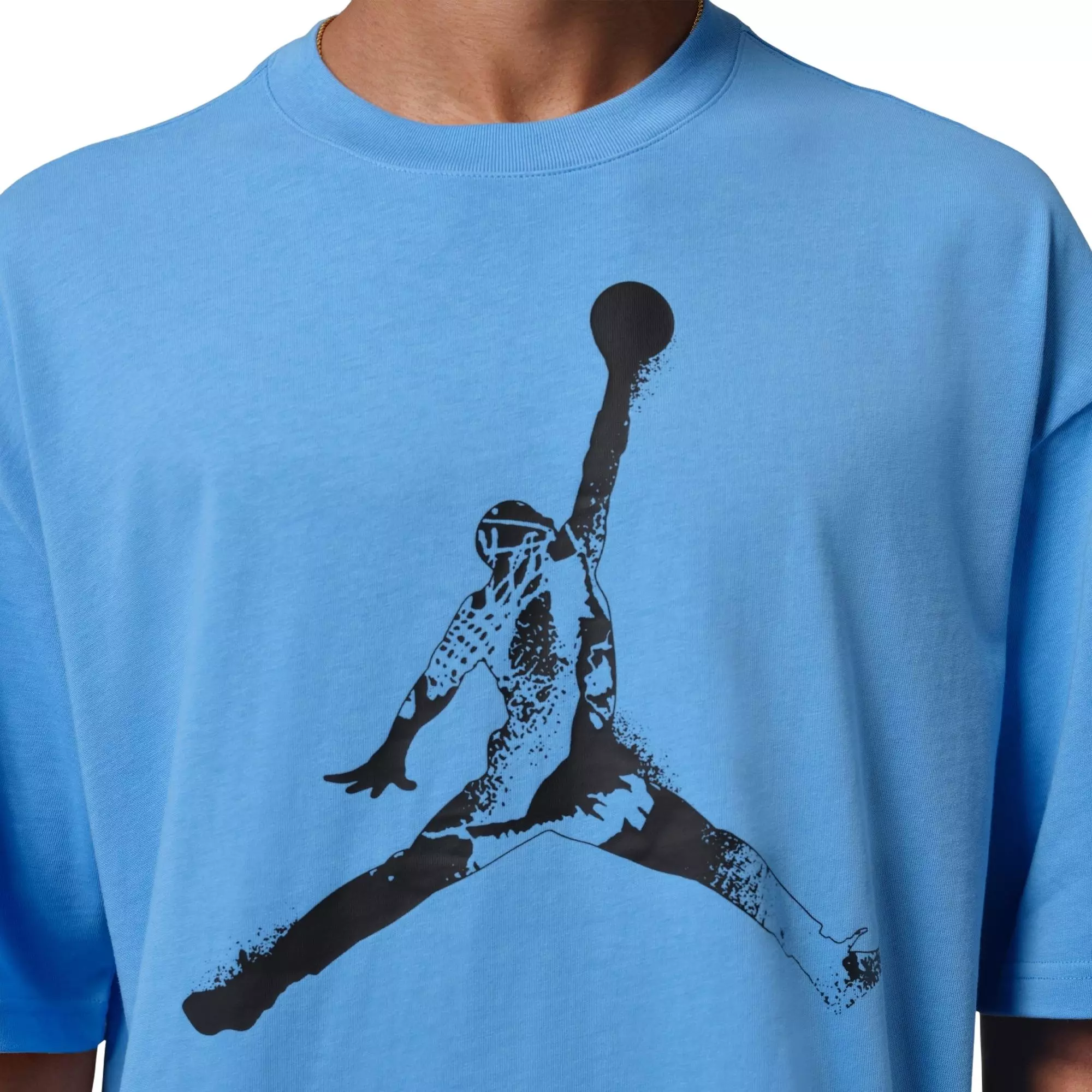 Jordan Men's Oversized Tee-Blue - BLUE