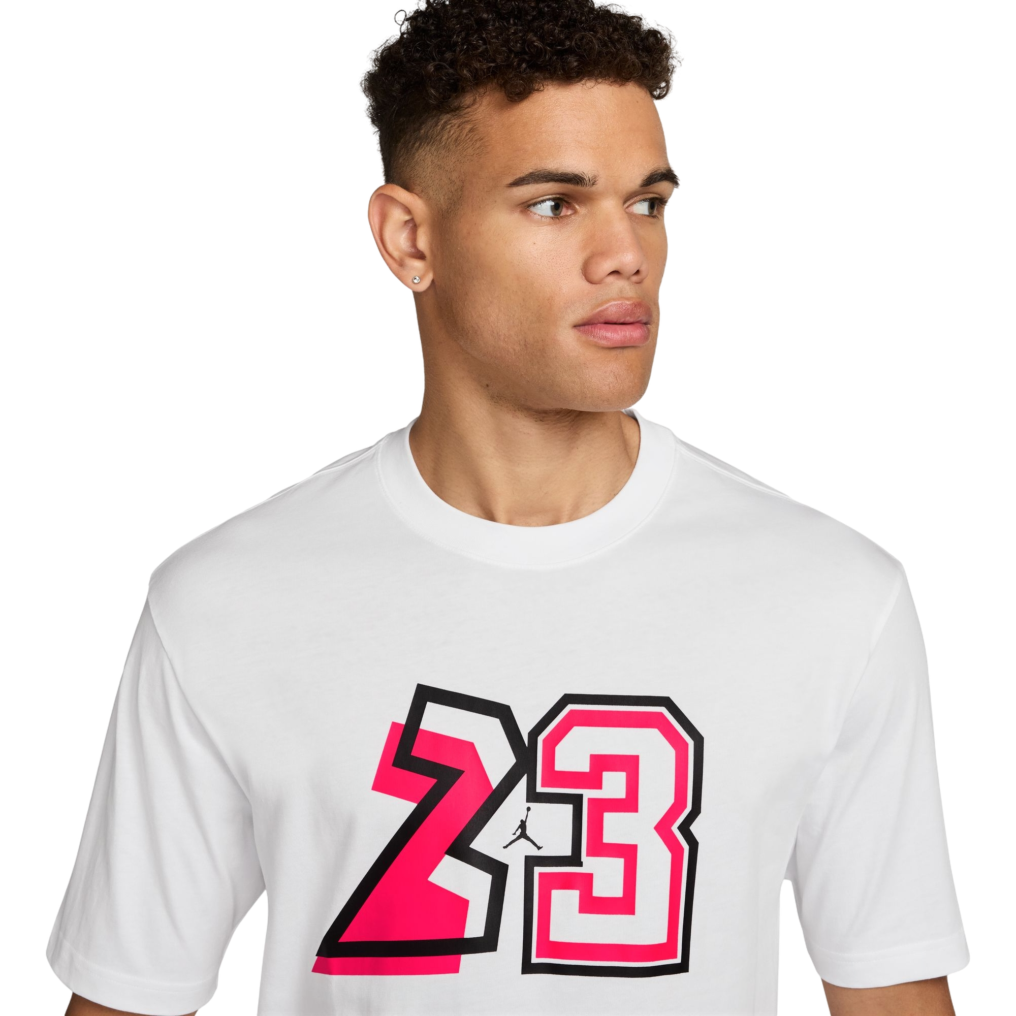 Jordan Men's 23 Graphic Tee - WHITE Thumbnail View 3