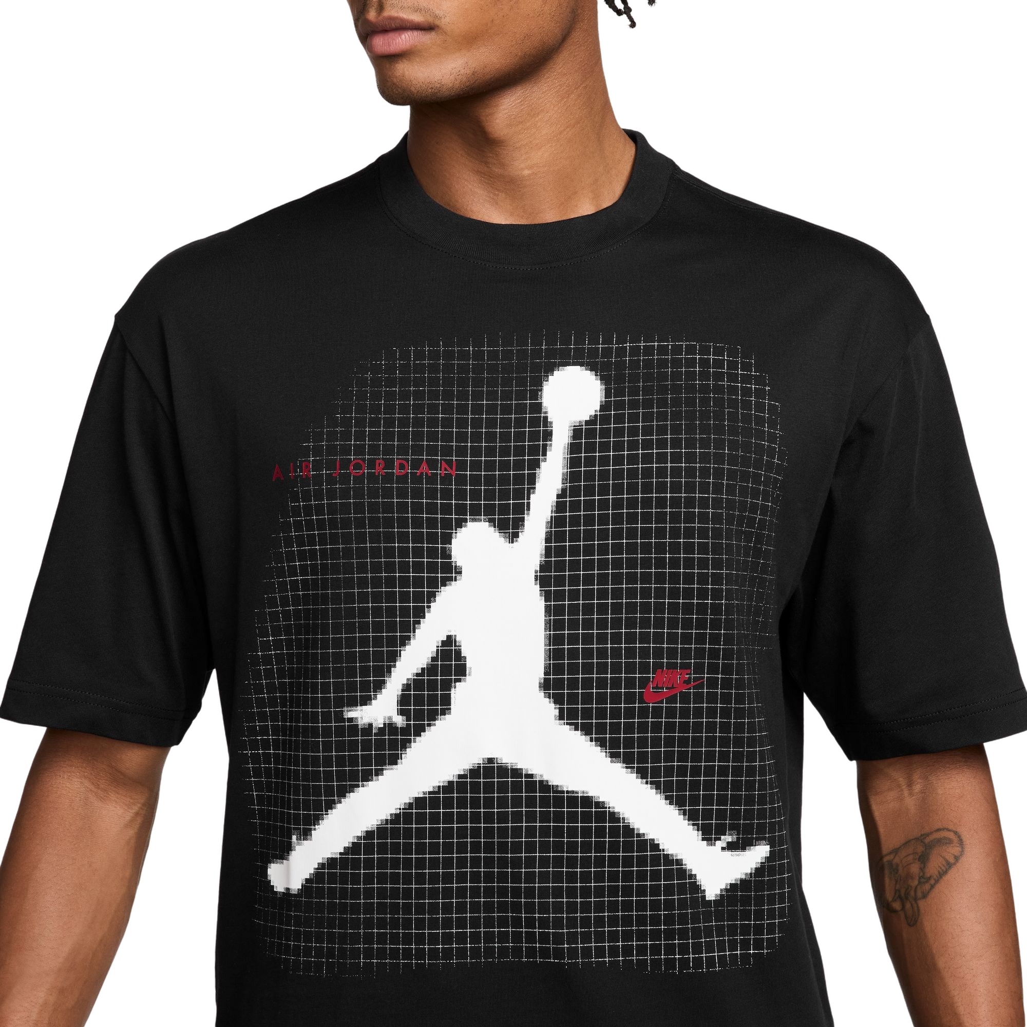 Jordan Men's Jumpman Graphic Tee - Black/Red - BLACK/RED Thumbnail View 3