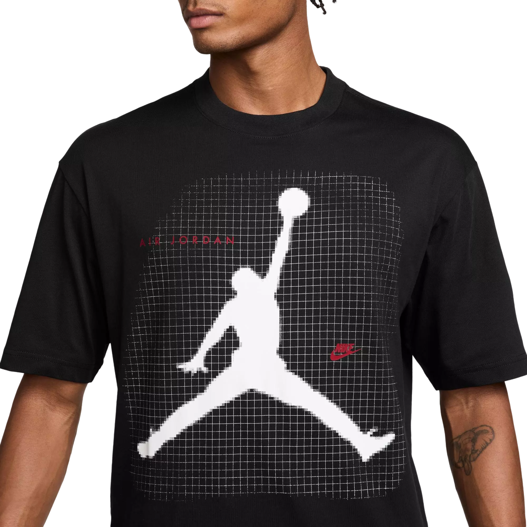 Jordan Men's Jumpman Graphic Tee - Black/Red - BLACK/RED