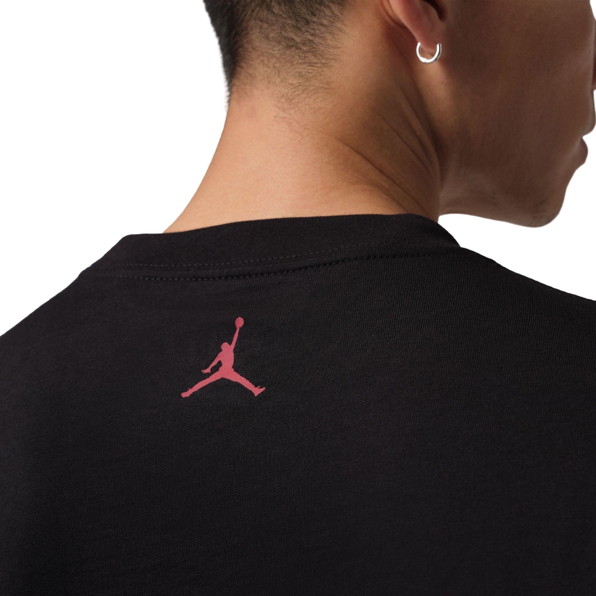 Jordan Men's Jumpman Graphic Tee - Black/Red - BLACK/RED Thumbnail View 4