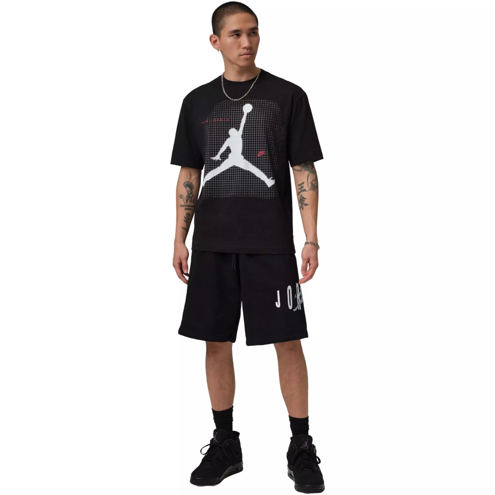 Jordan Men's Jumpman Graphic Tee - Black/Red - BLACK/RED