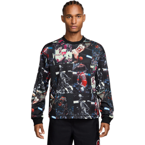 Jordan Men's Flight Printed Long-Sleeve Jersey