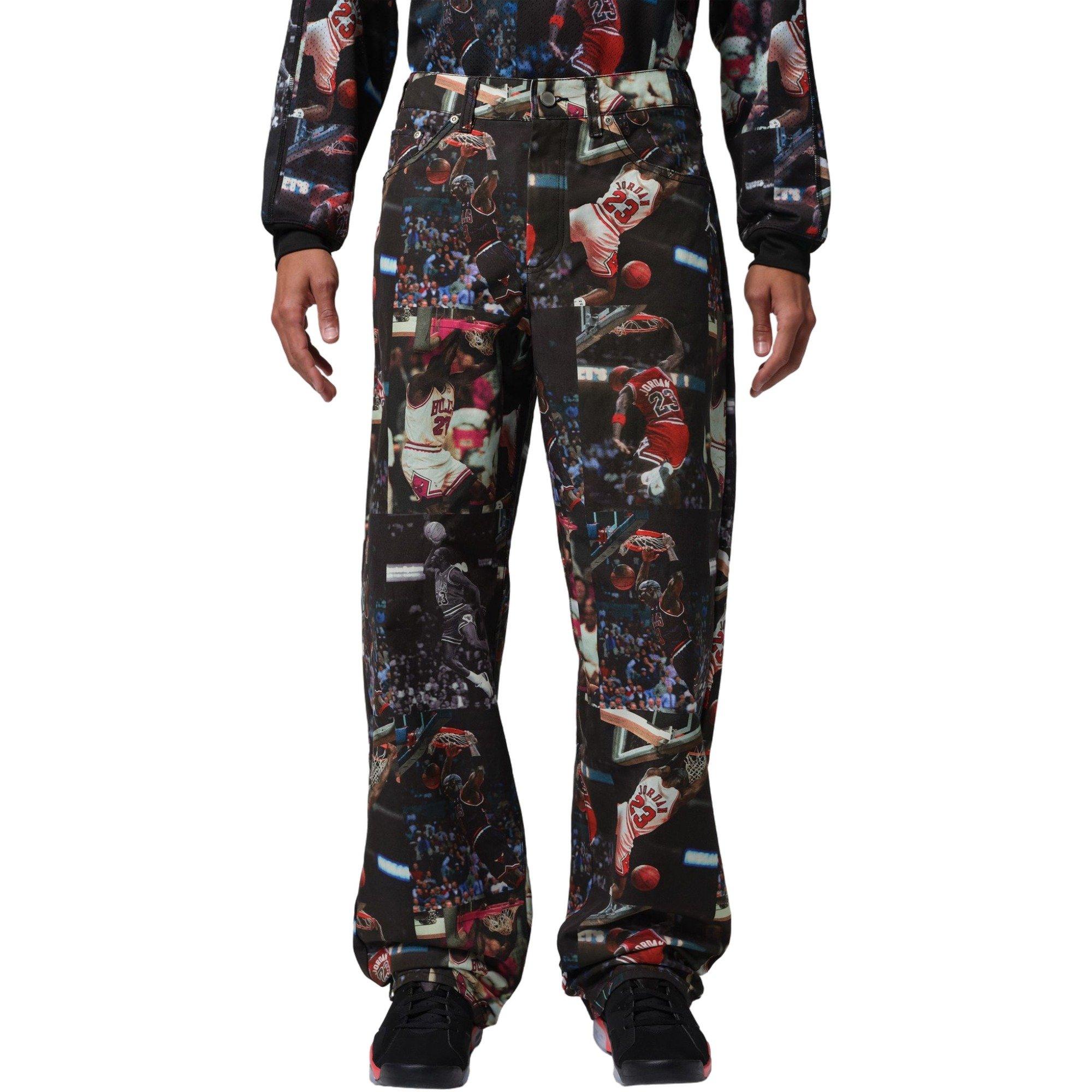 Jordan Men's Flight Woven Pants - BLACK Thumbnail View 1