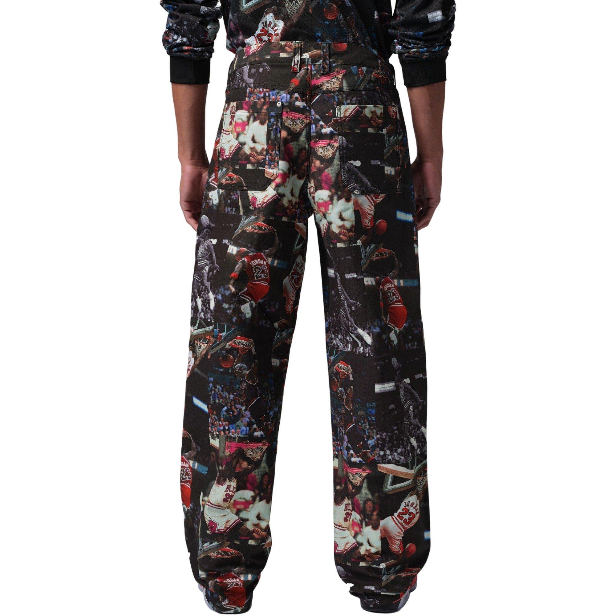 Jordan Men's Flight Woven Pants - BLACK Thumbnail View 2