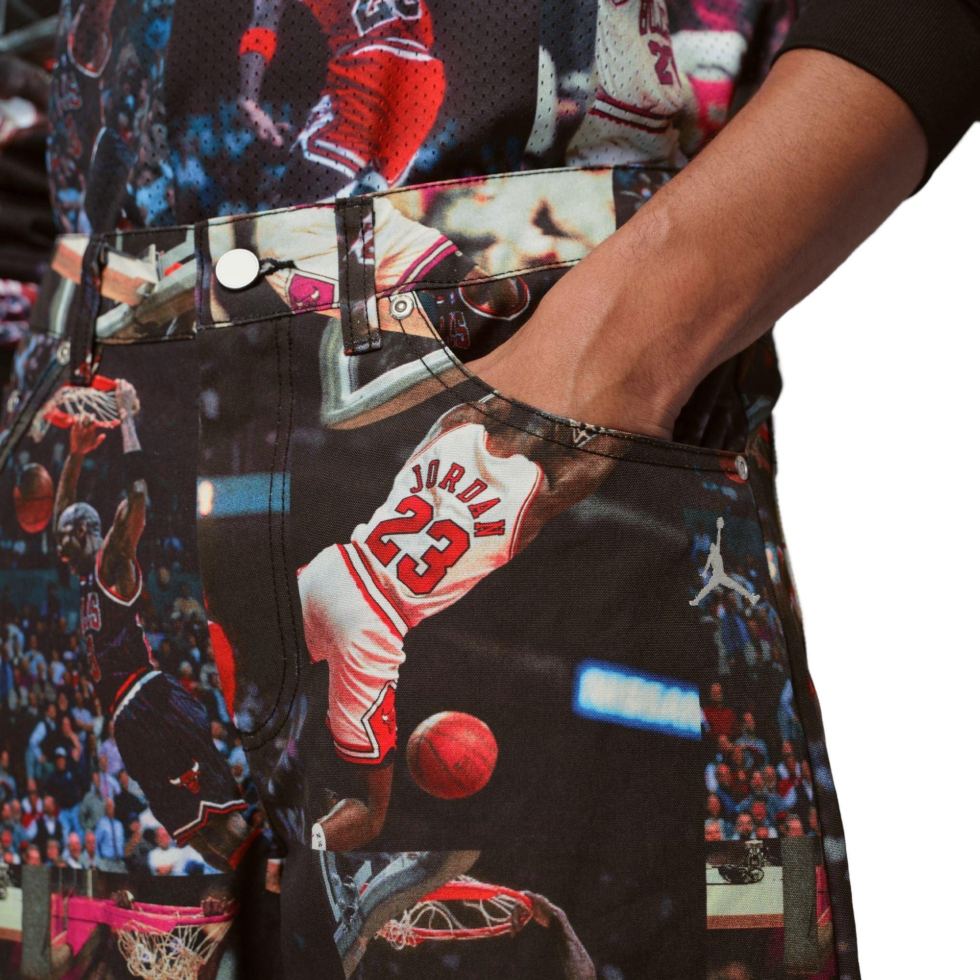 Jordan Men's Flight Woven Pants - BLACK Thumbnail View 3