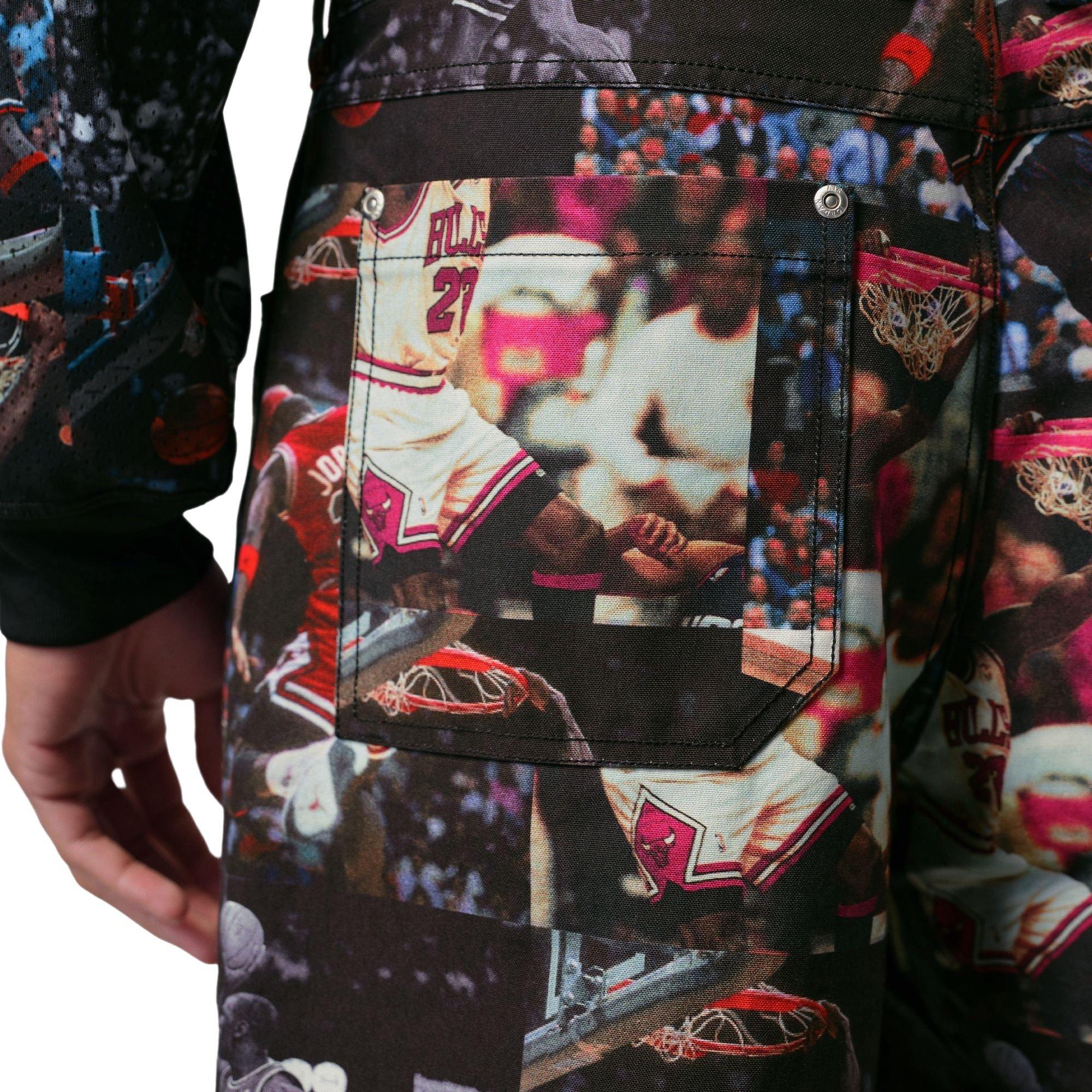 Jordan Men's Flight Woven Pants - BLACK Thumbnail View 4