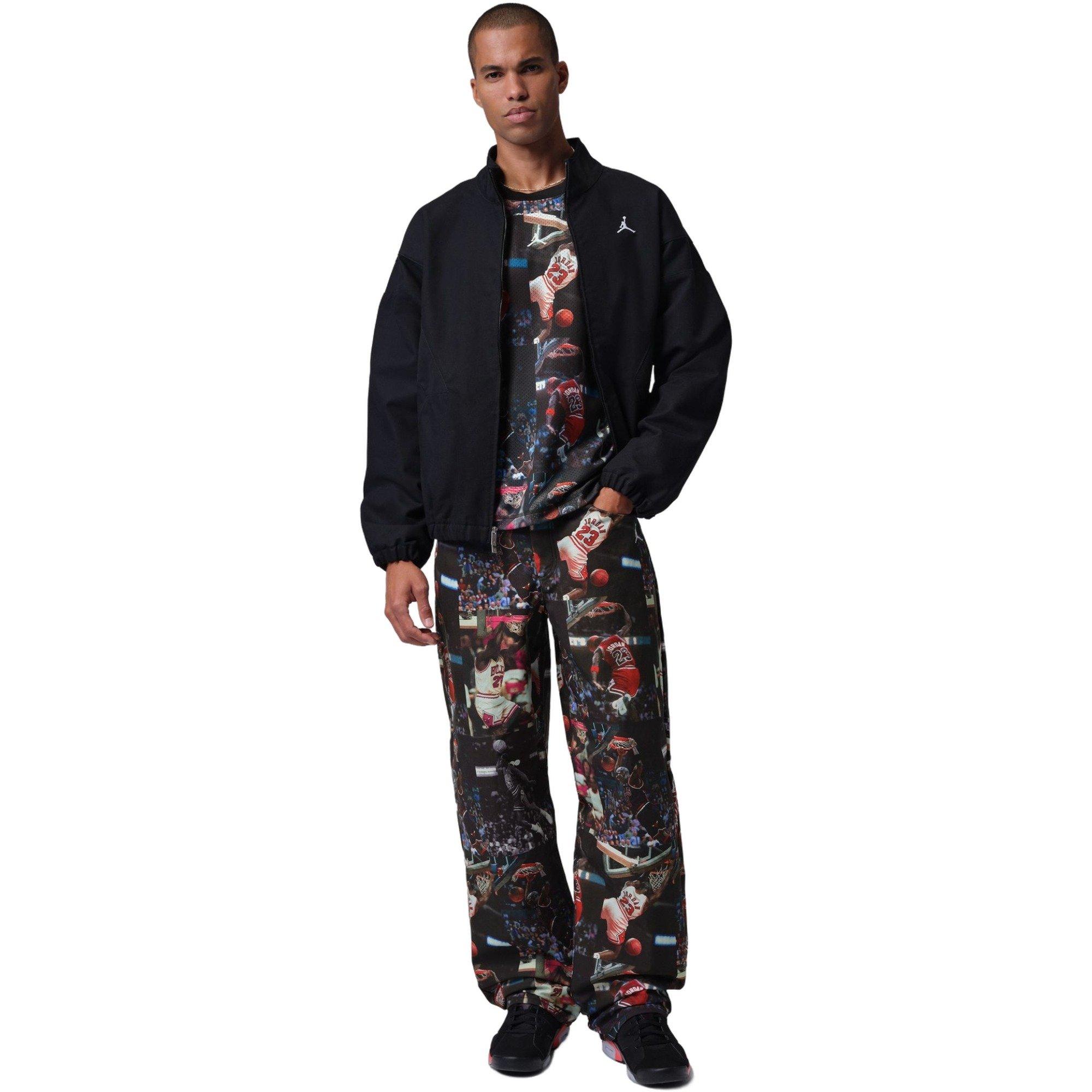 Jordan Men's Flight Woven Pants - BLACK Thumbnail View 5