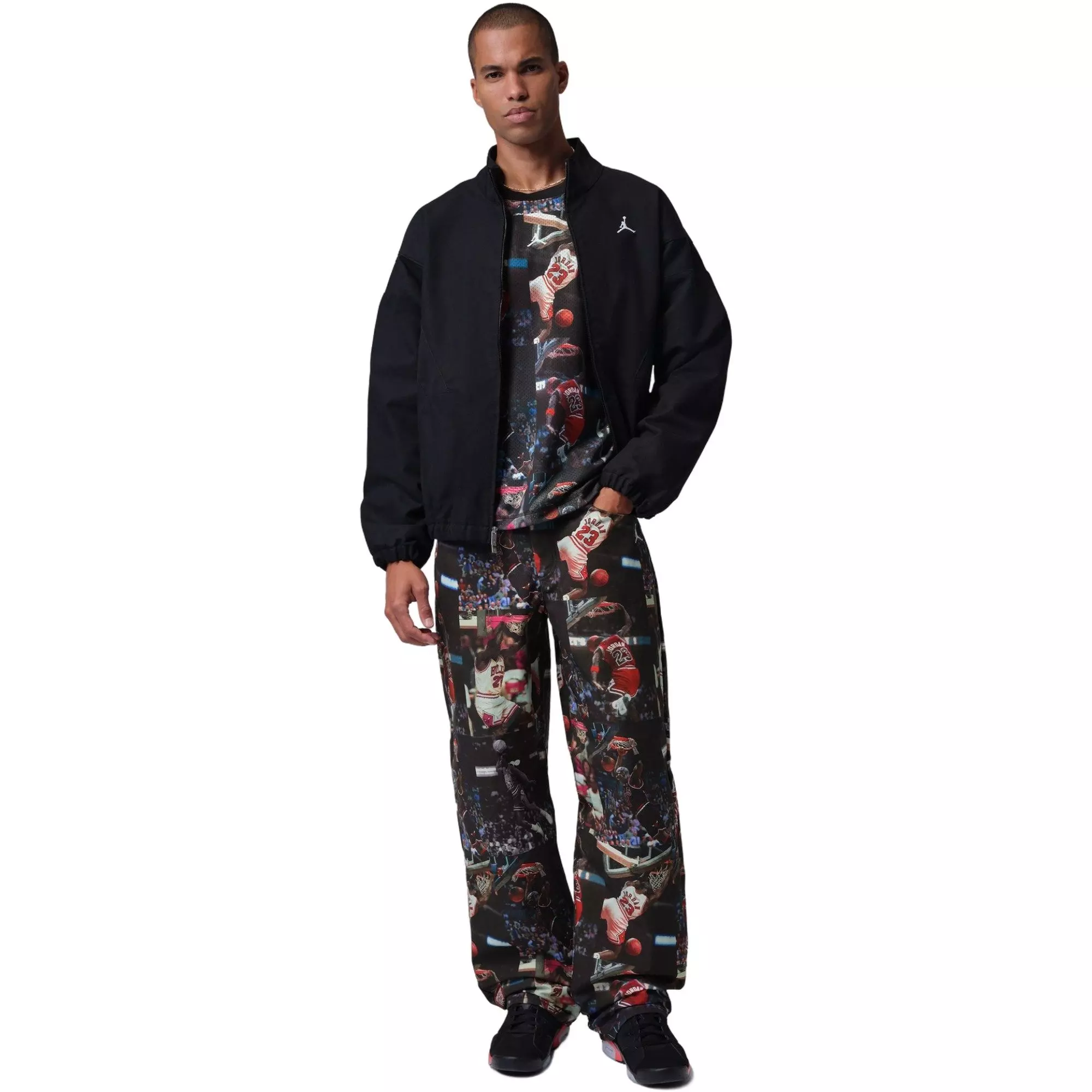 Jordan Men's Flight Woven Pants - BLACK