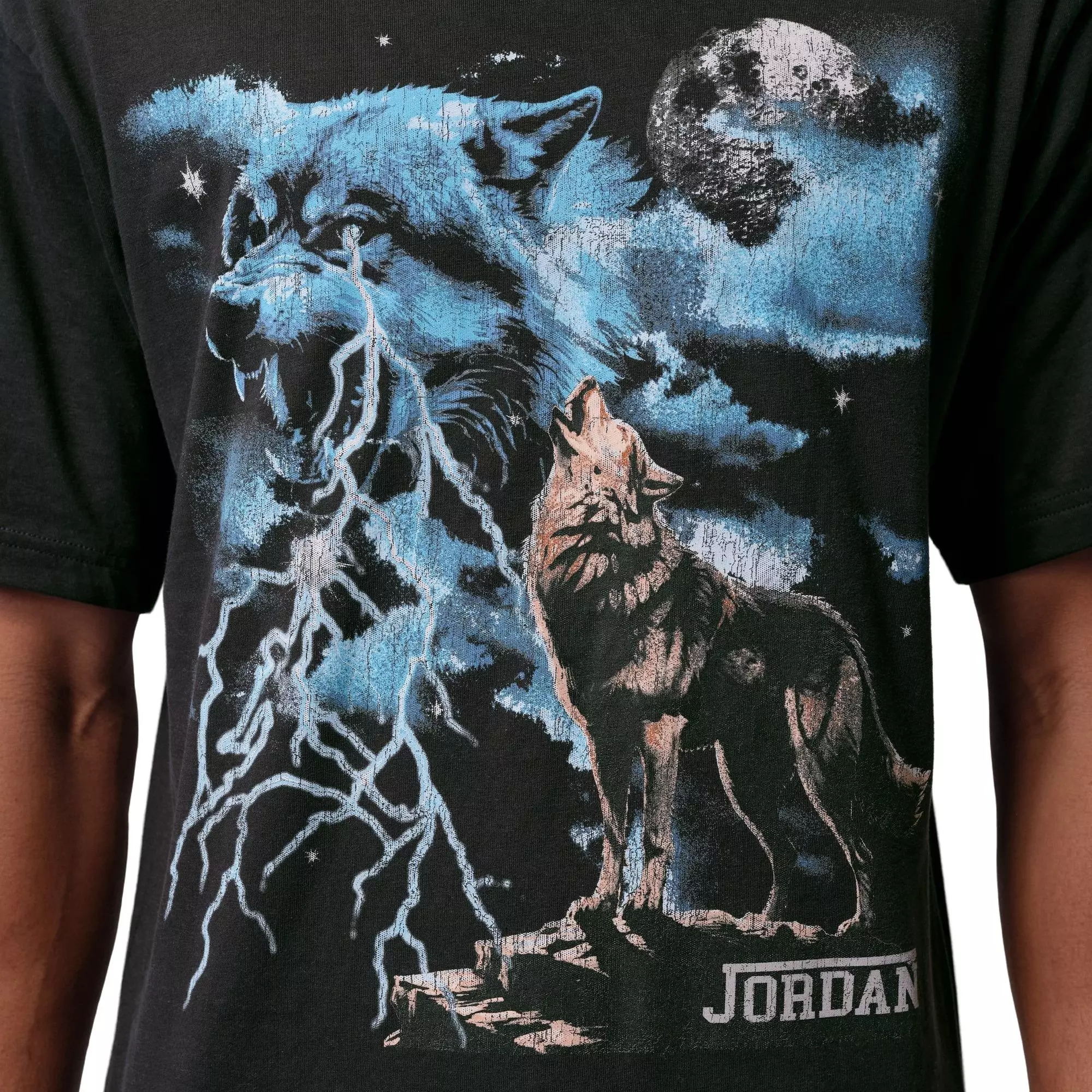 Jordan Men's NC Howl Tee - Off Noir - BLACK