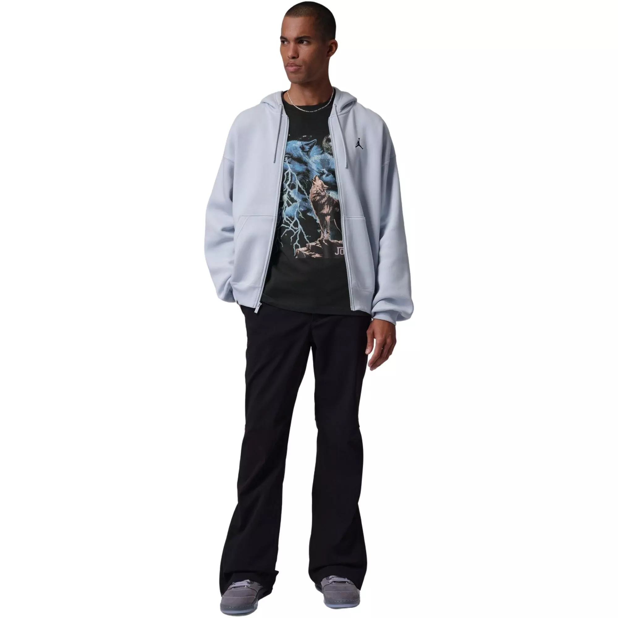 Jordan Men's NC Howl Tee - Off Noir - BLACK