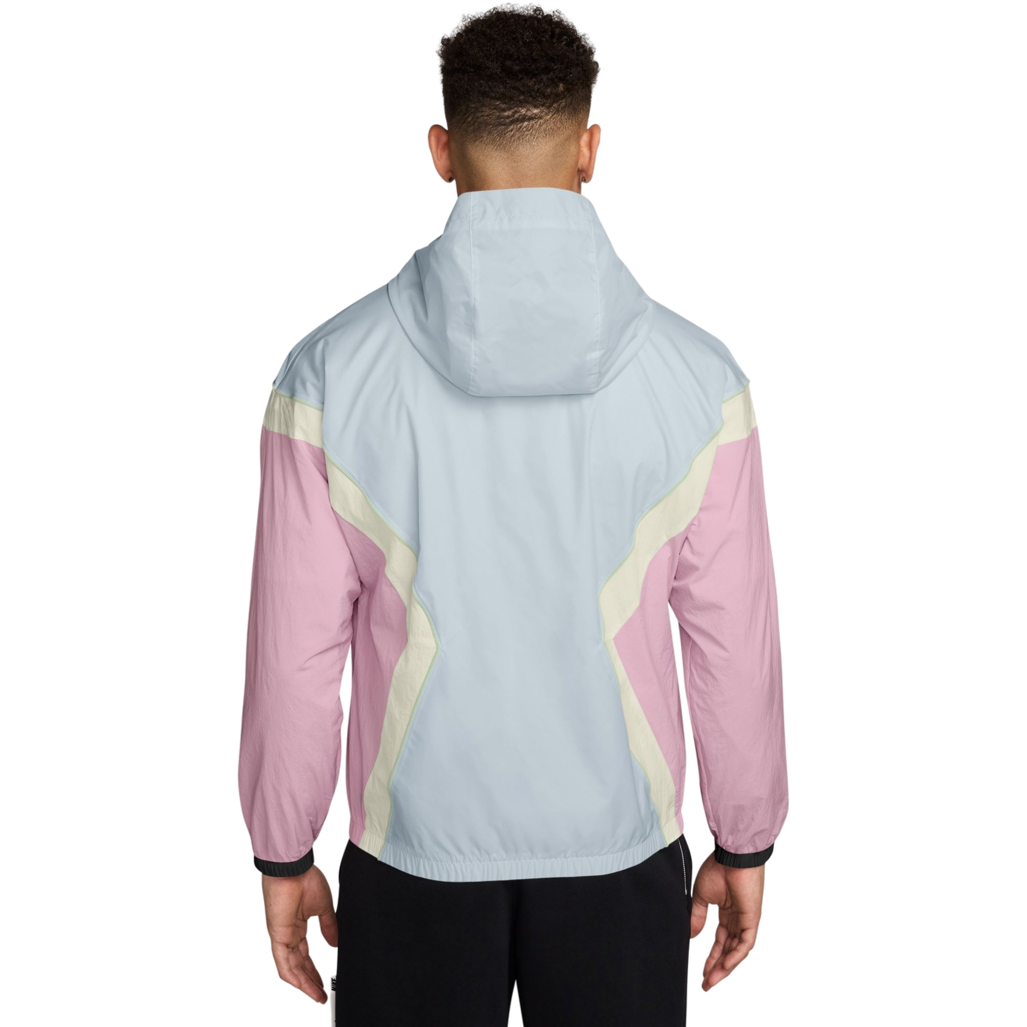 Jordan Men's Brooklyn Hooded Draft Jacket - LT BLUE Thumbnail View 2