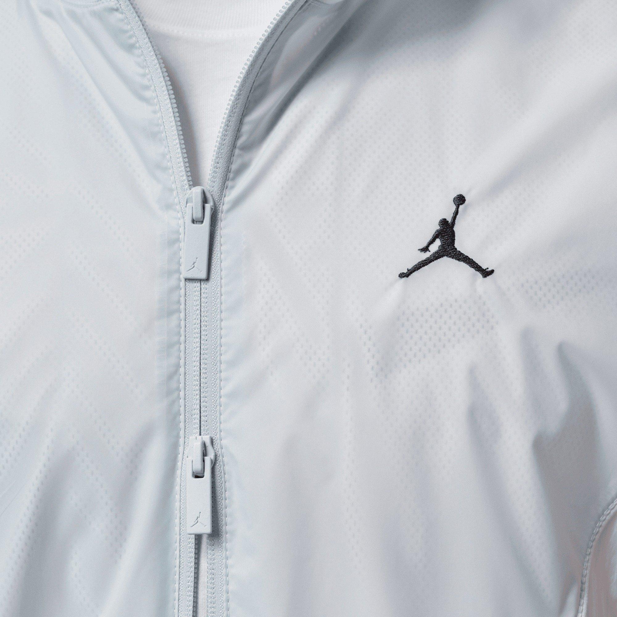 Jordan Men's Brooklyn Hooded Draft Jacket - LT BLUE Thumbnail View 4