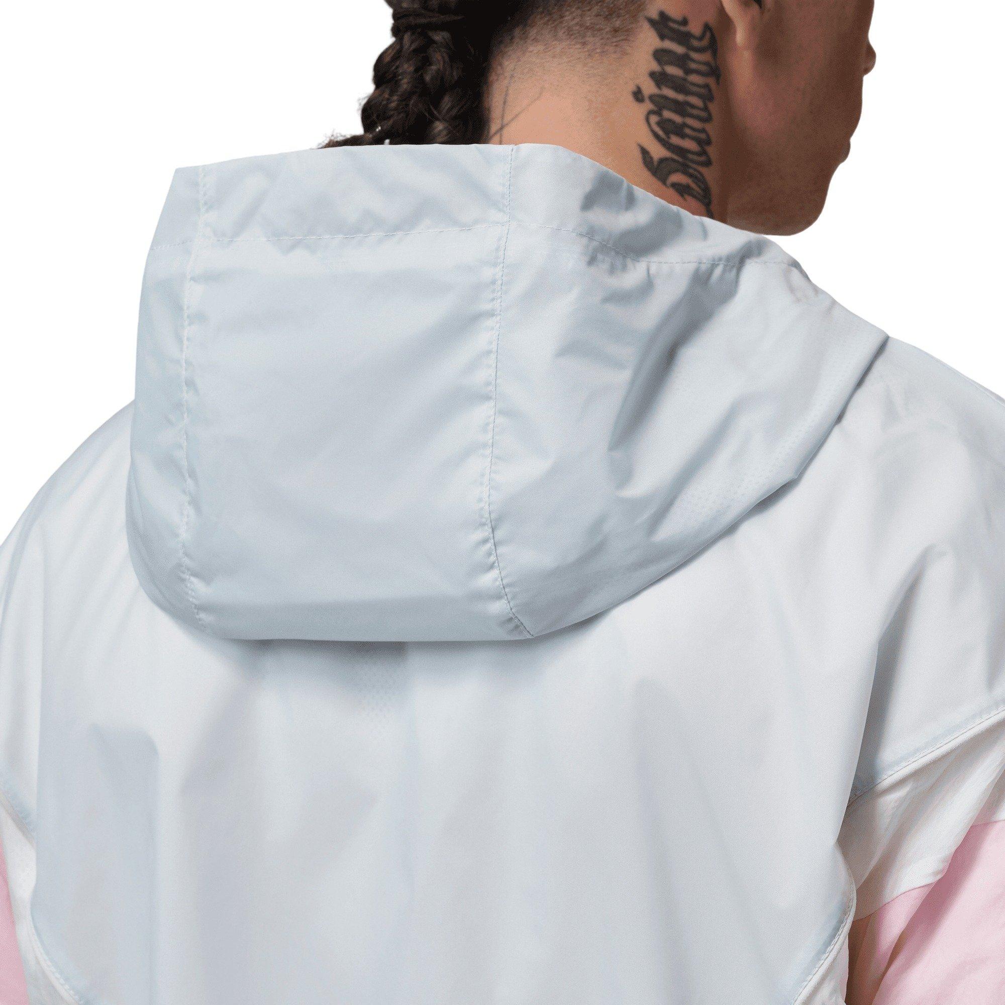 Jordan Men's Brooklyn Hooded Draft Jacket - LT BLUE Thumbnail View 6