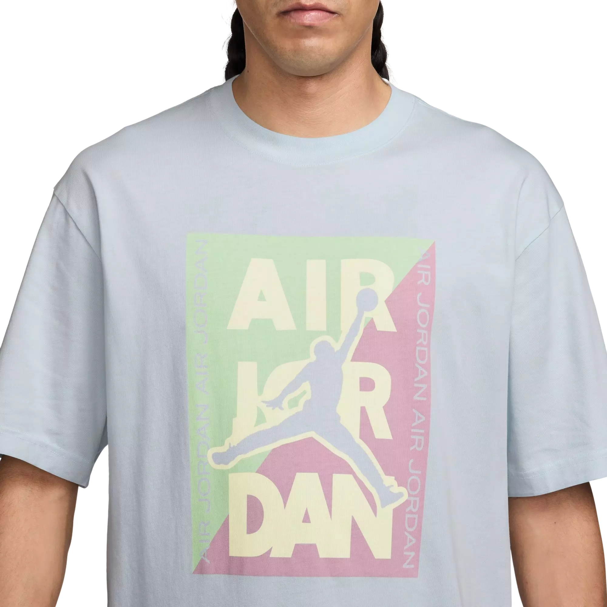 Jordan Men's Air Box Graphic Tee - LT BLUE