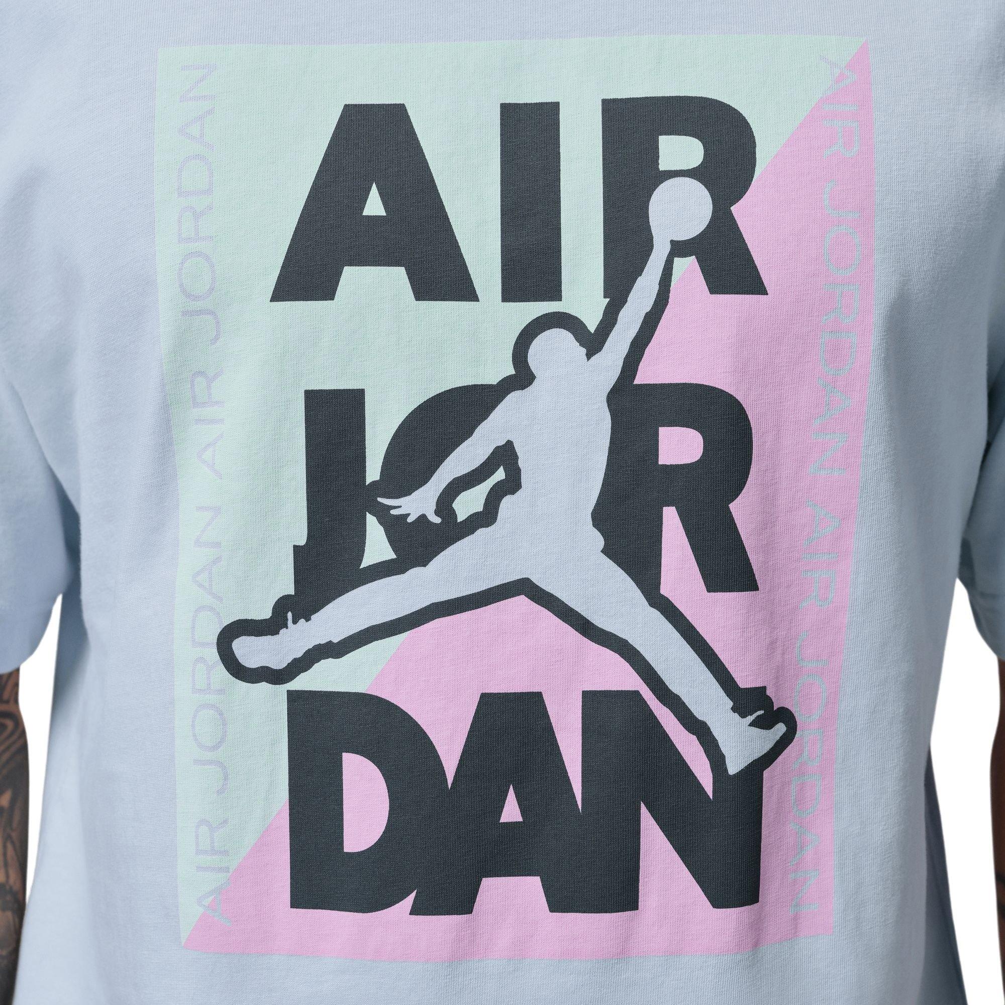 Jordan Men's Air Box Graphic Tee - LT BLUE Thumbnail View 4