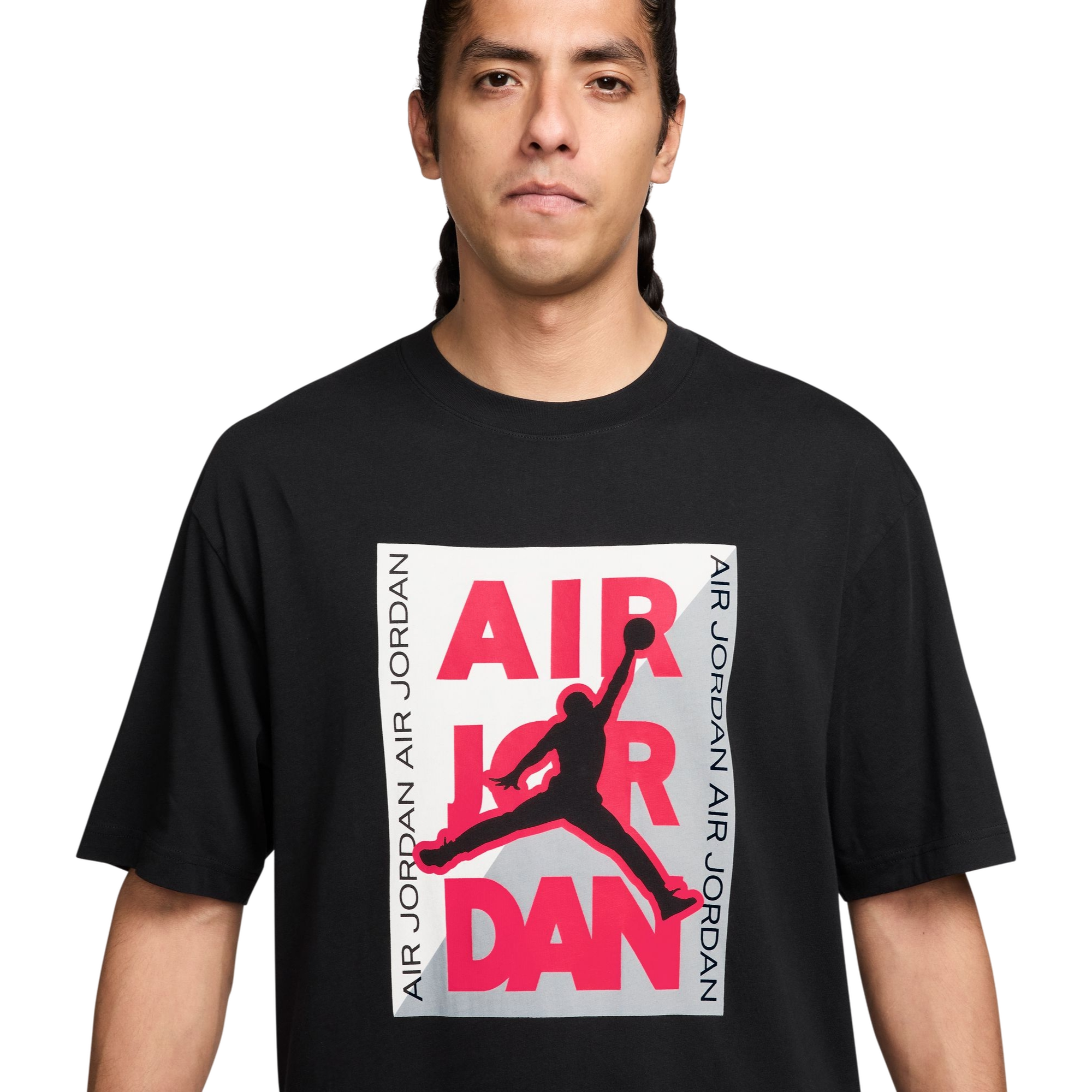 Jordan Men's Air Box Graphic Tee - Black - BLACK Thumbnail View 3