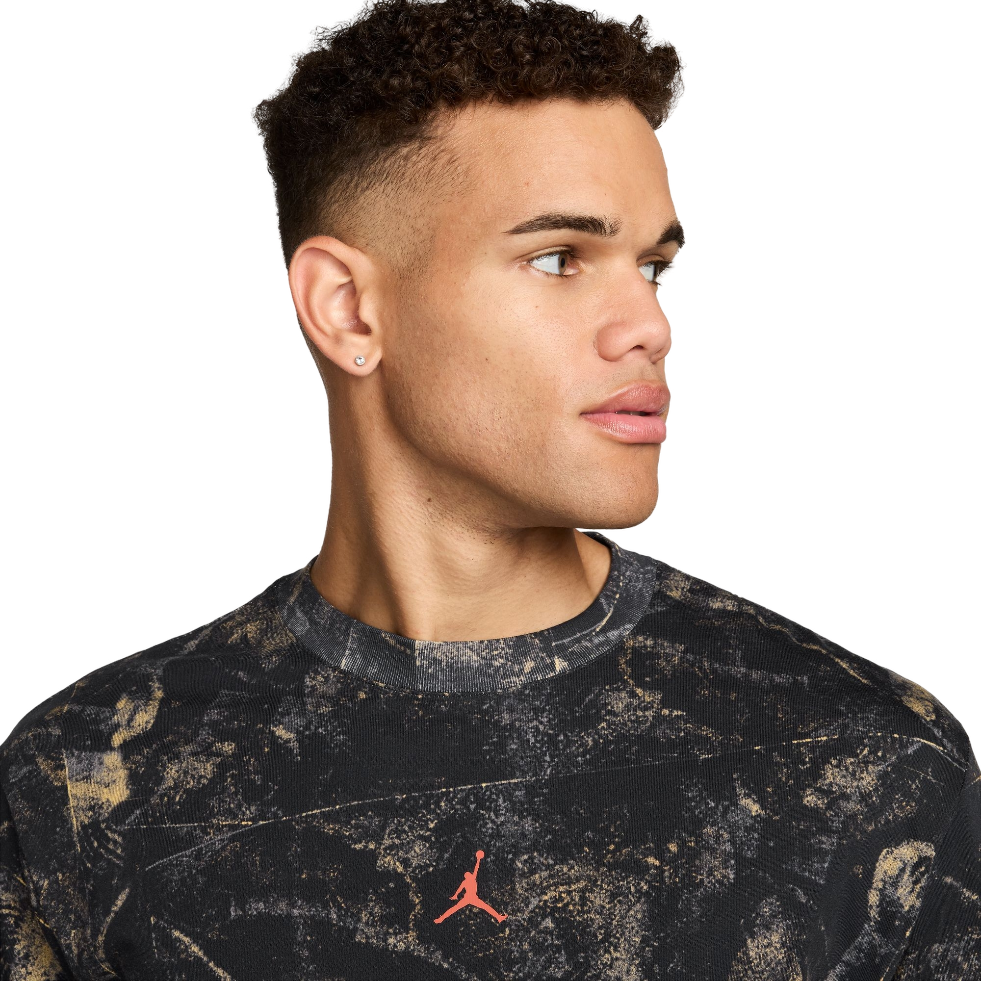 Jordan Men's Brooklyn Long-Sleeve Tee - BLACK Thumbnail View 3