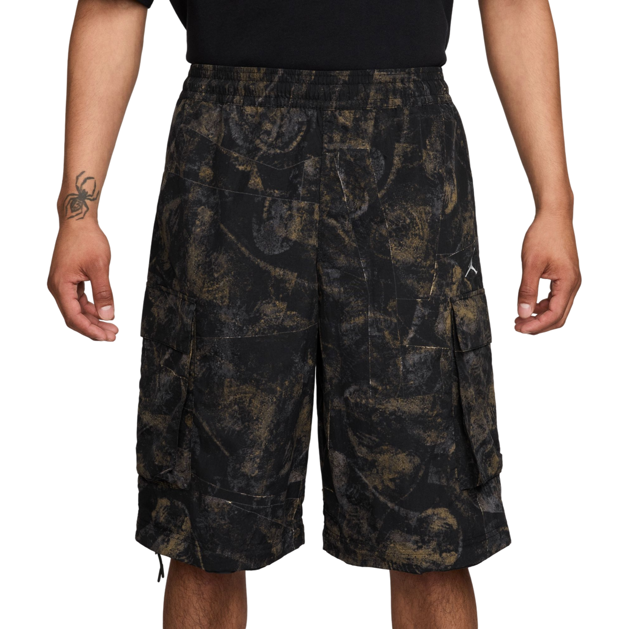 Jordan Men's Hike Mike Printed Convert Pants - Black - BLACK Thumbnail View 3