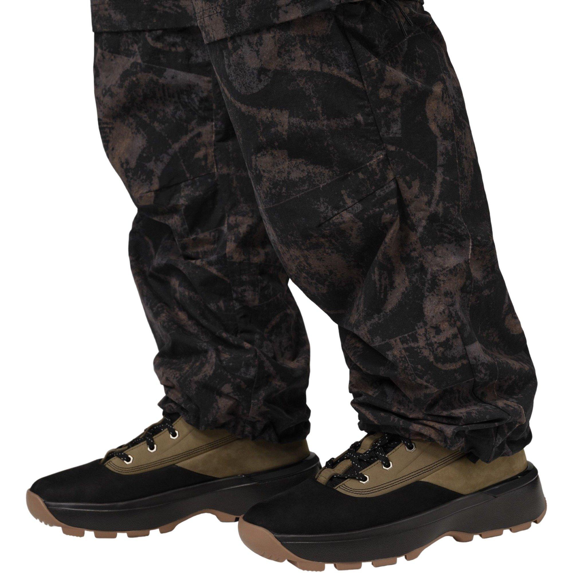 Jordan Men's Hike Mike Printed Convert Pants - Black - BLACK Thumbnail View 6