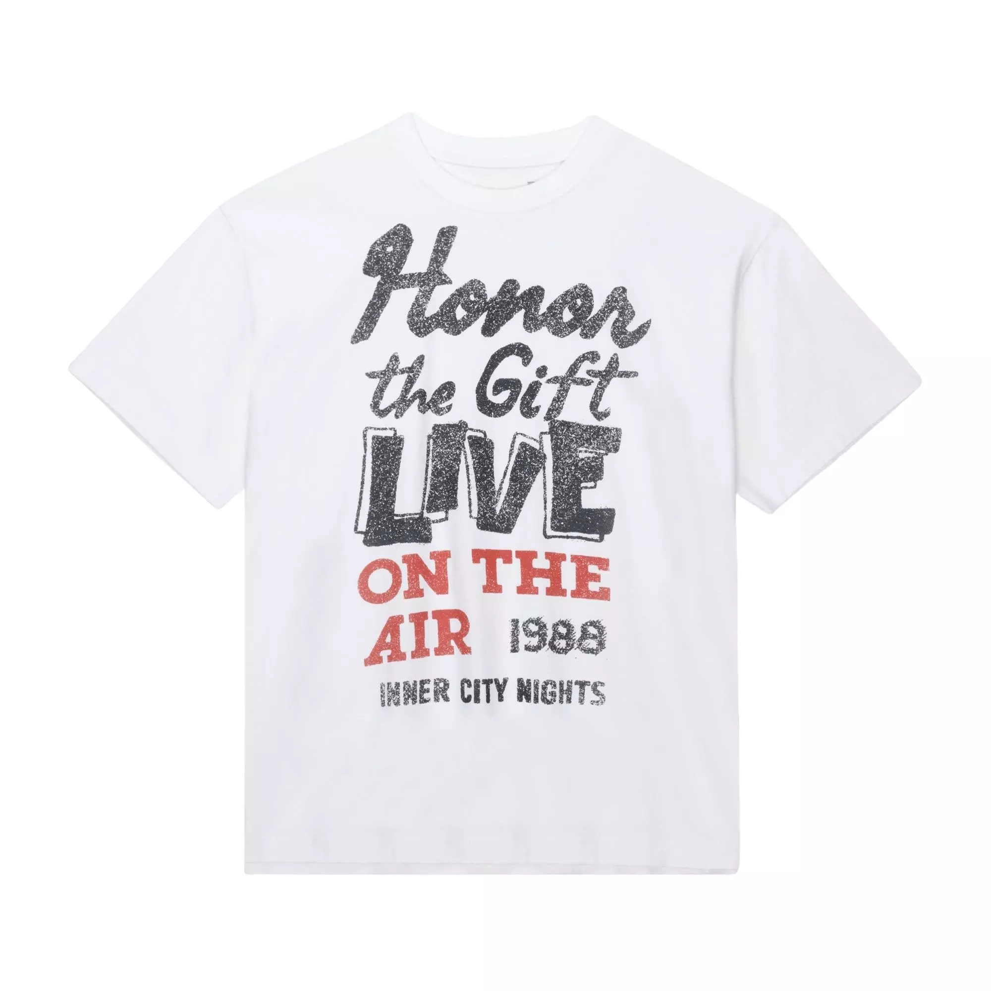 Honor The Gift Men's Live On The Air Tee - Bone - OFF-WHITE