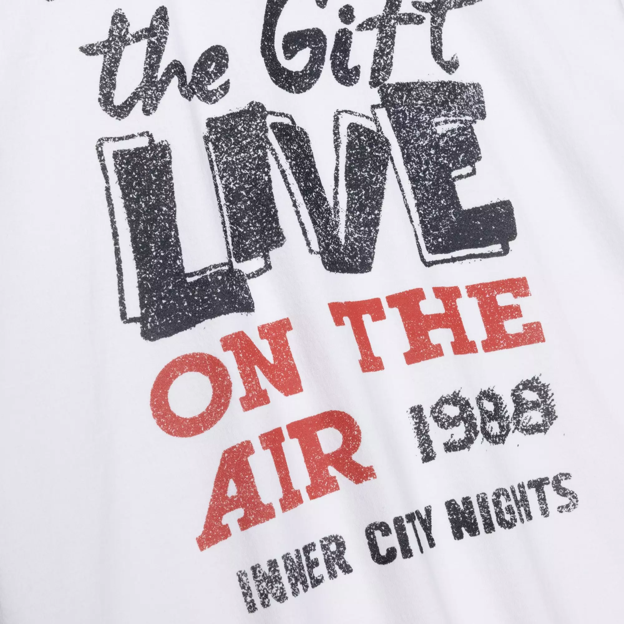 Honor The Gift Men's Live On The Air Tee - Bone - OFF-WHITE