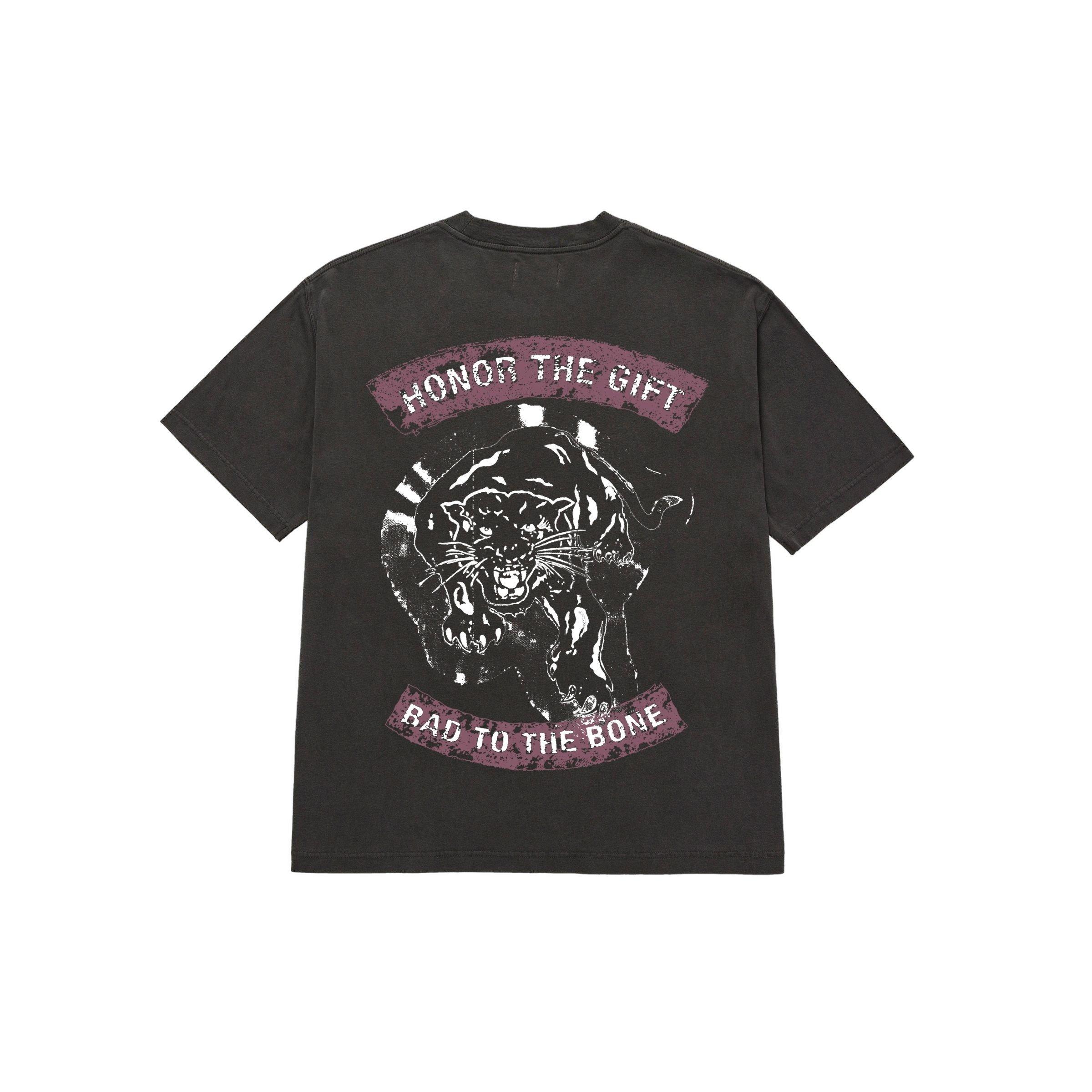 Honor The Gift Men's Bad To The Bone Tee - Black - BLACK Thumbnail View 2