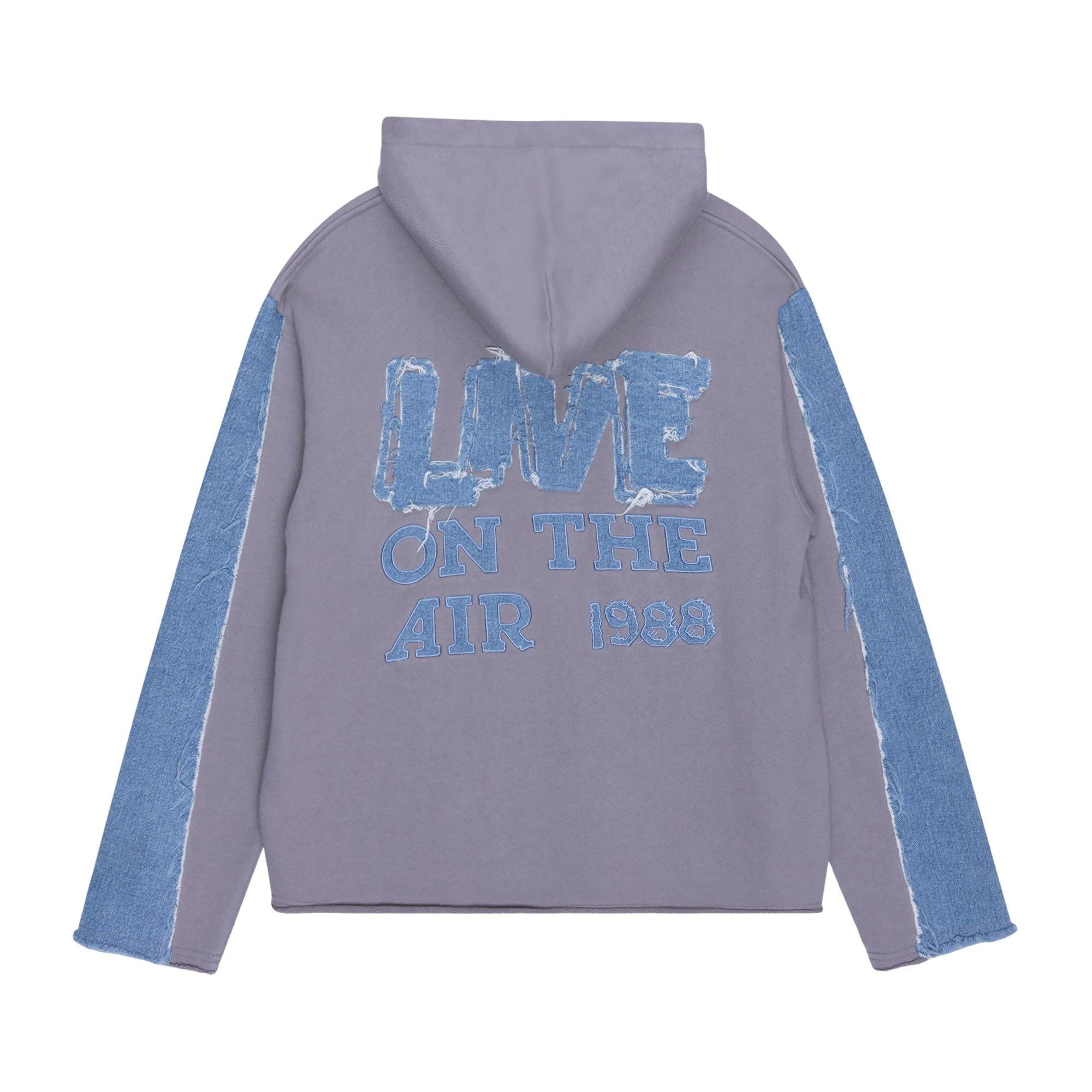 Honor The Gift Men's Denim The Gift Hoodie - Grey - GREY Thumbnail View 2
