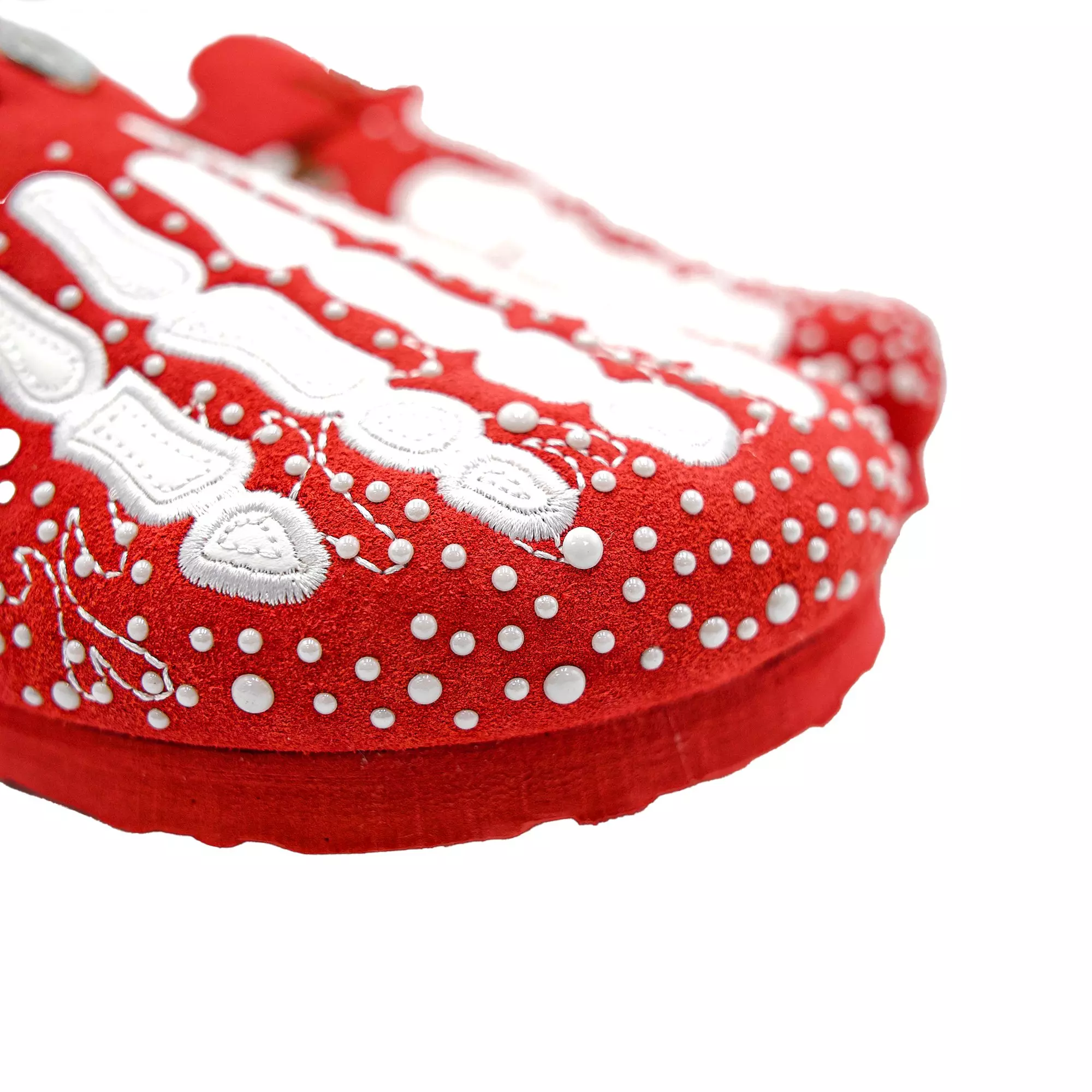 Octavious Marks "Red Pearl" Unisex Clog - RED/WHITE