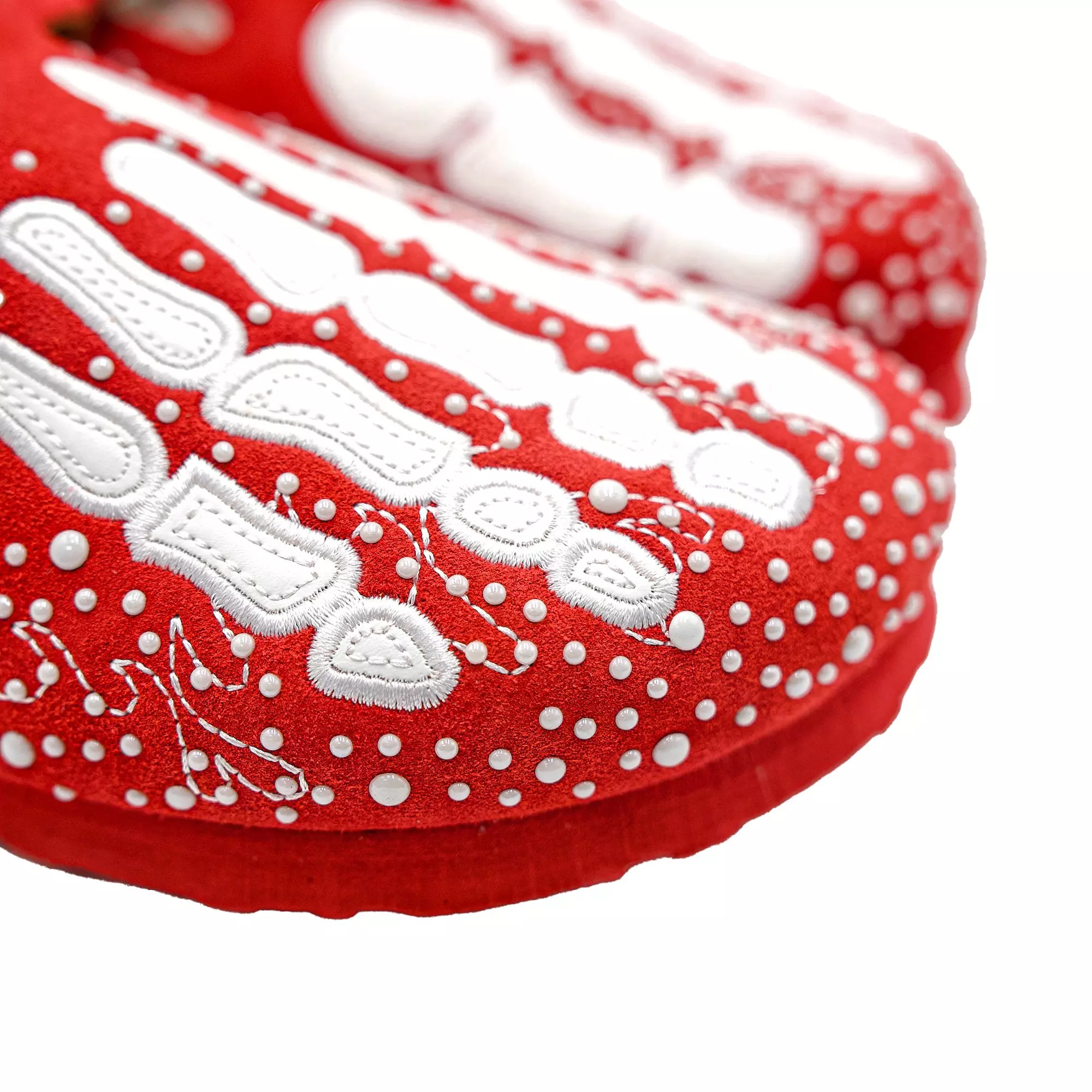 Octavious Marks "Red Pearl" Unisex Clog - RED/WHITE